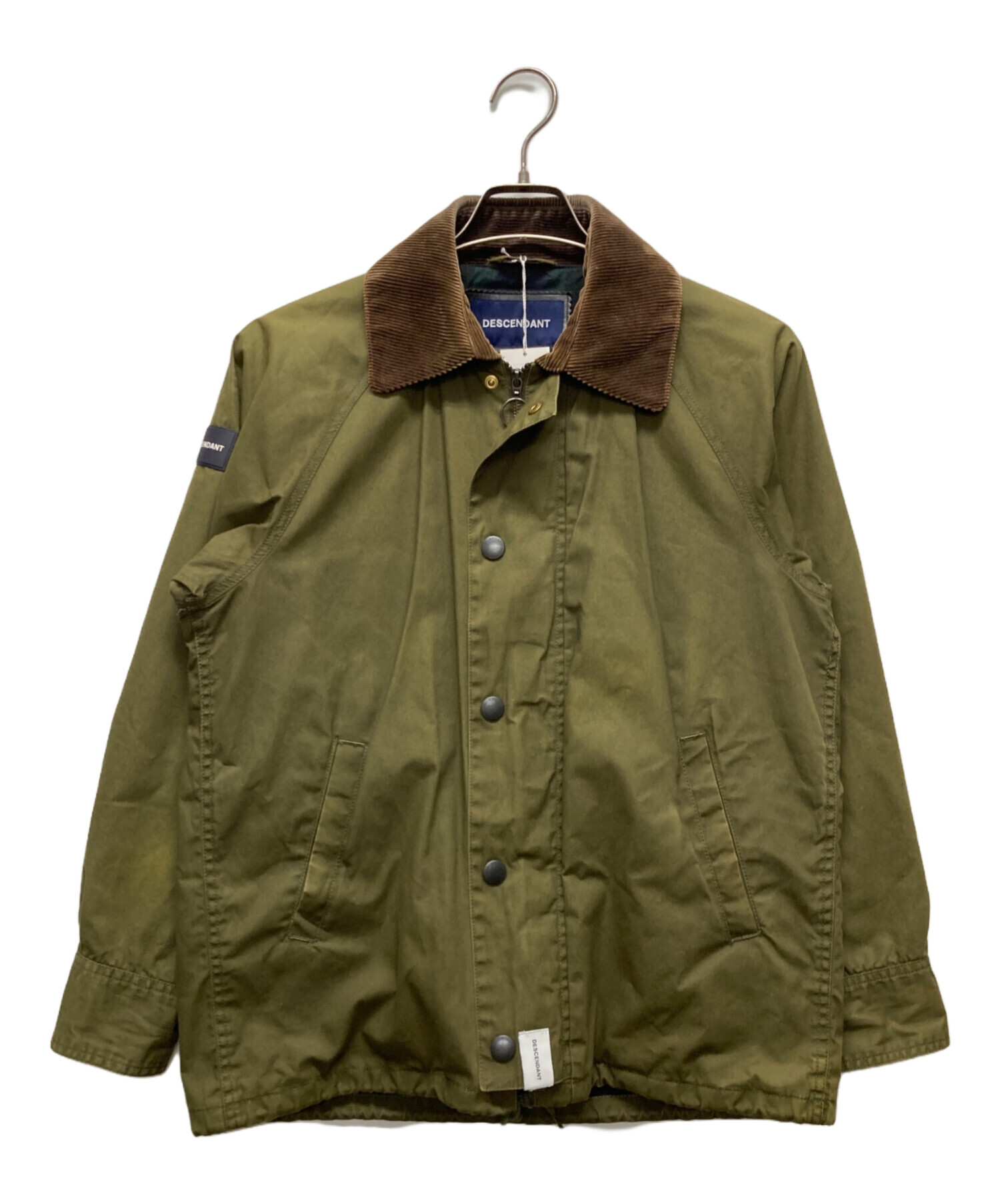 DESCENDANT GAME SOUTIEN ジャケット コート DESCENDANT/GAME SOUTIEN COLLAR COAT (GREEN)