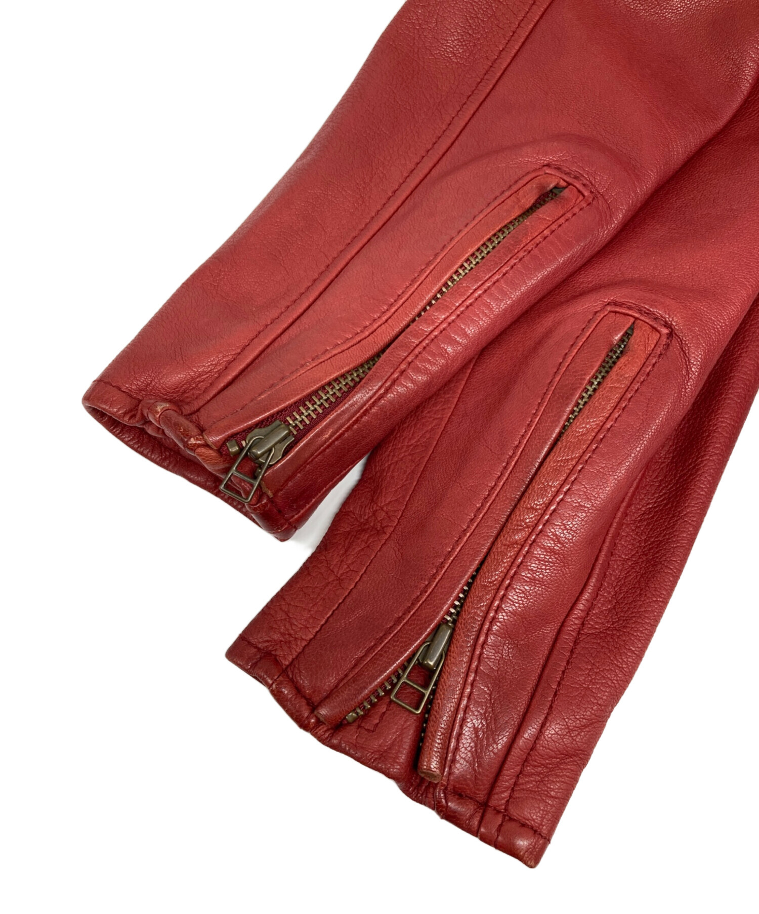 中古・古着通販】AVIREX (アヴィレックス) プリントライダースレザー