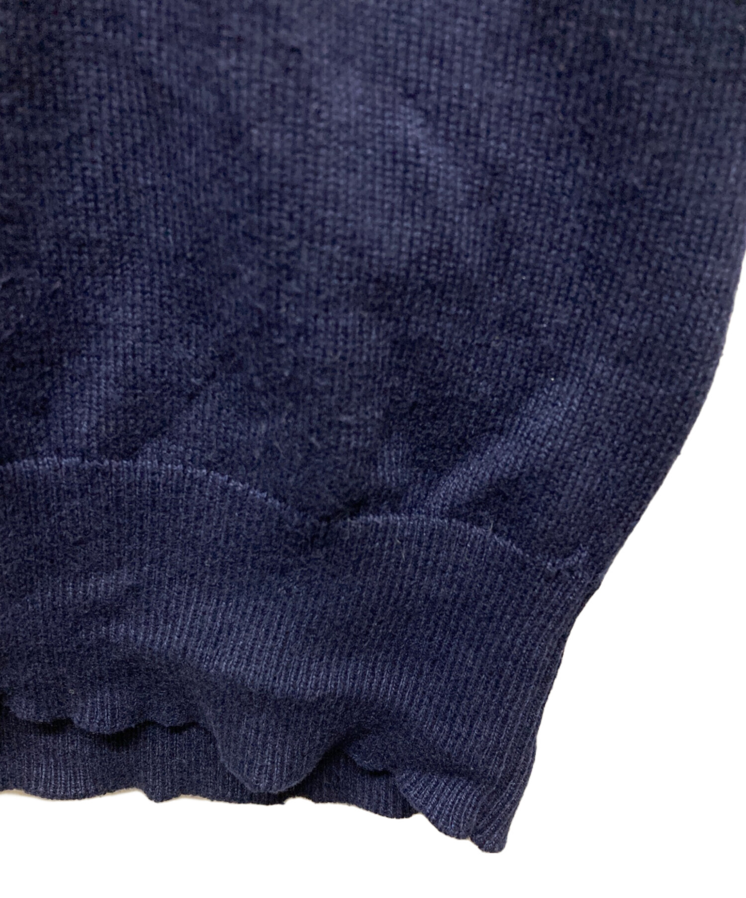 激レアDior HOMMEディオールオムネクタイシルクCD柄ネイビー紺 中古・古着通販】Dior Homme (ディオール オム) Vネックニット