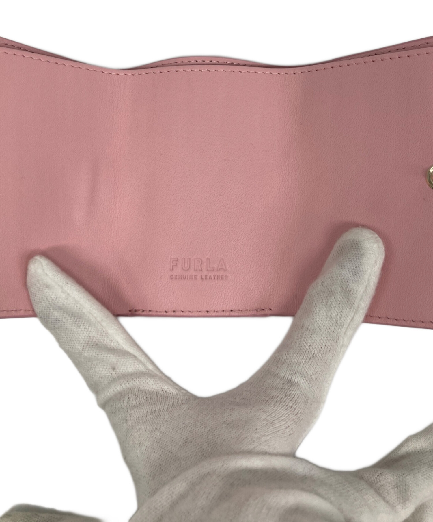 中古・古着通販】FURLA (フルラ) 3つ折り財布 ピンク｜ブランド・古着 