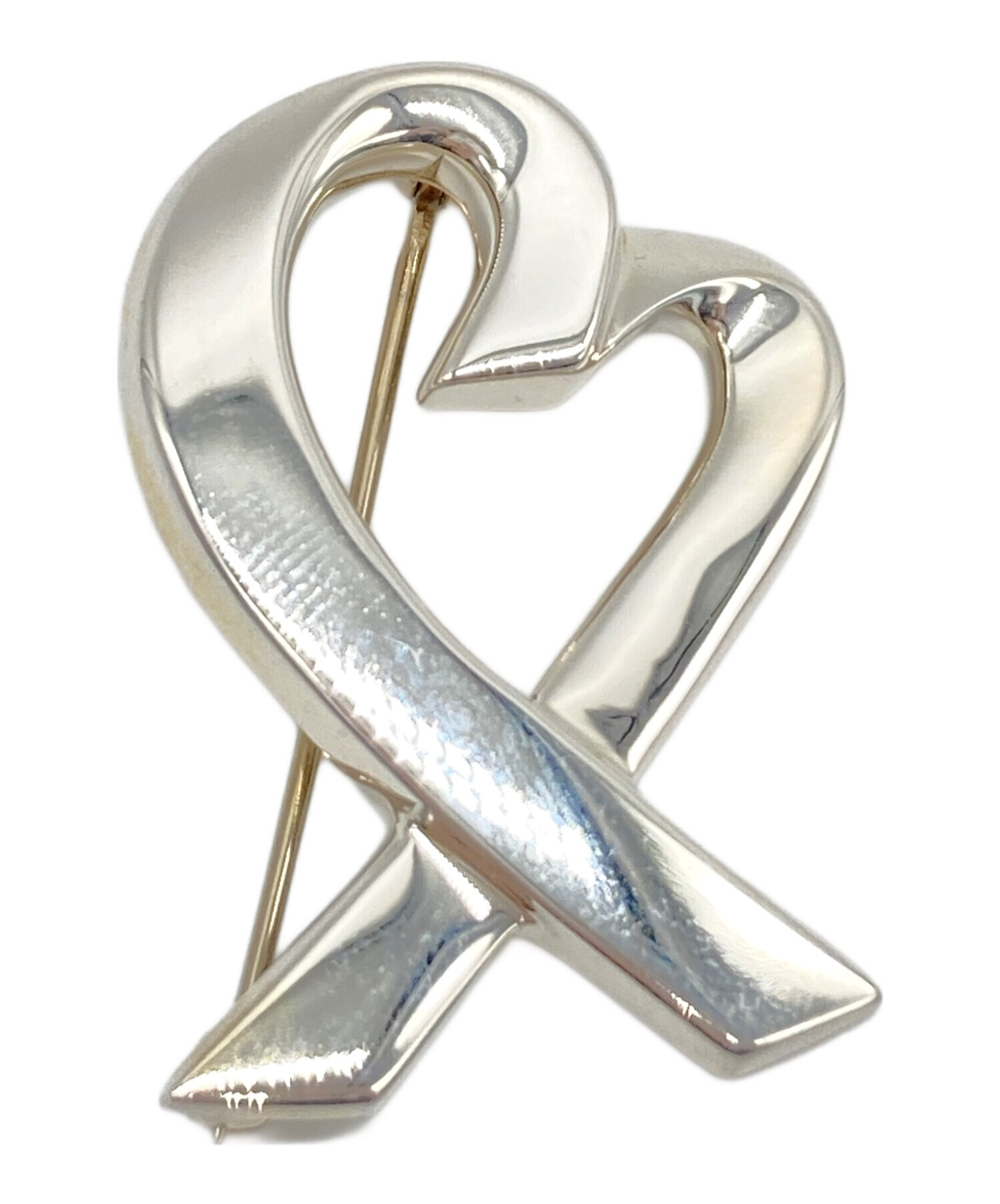 【箱付き・ほぼ未使用】Tiffany ラビングハート ブローチ 中古・古着通販】Tiffany & Co. (ティファニー) ラビングハート