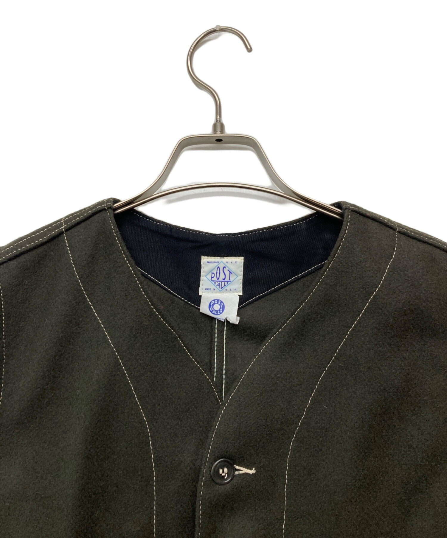 中古・古着通販】POST O'ALLS (ポストオーバーオールズ) ウールベスト