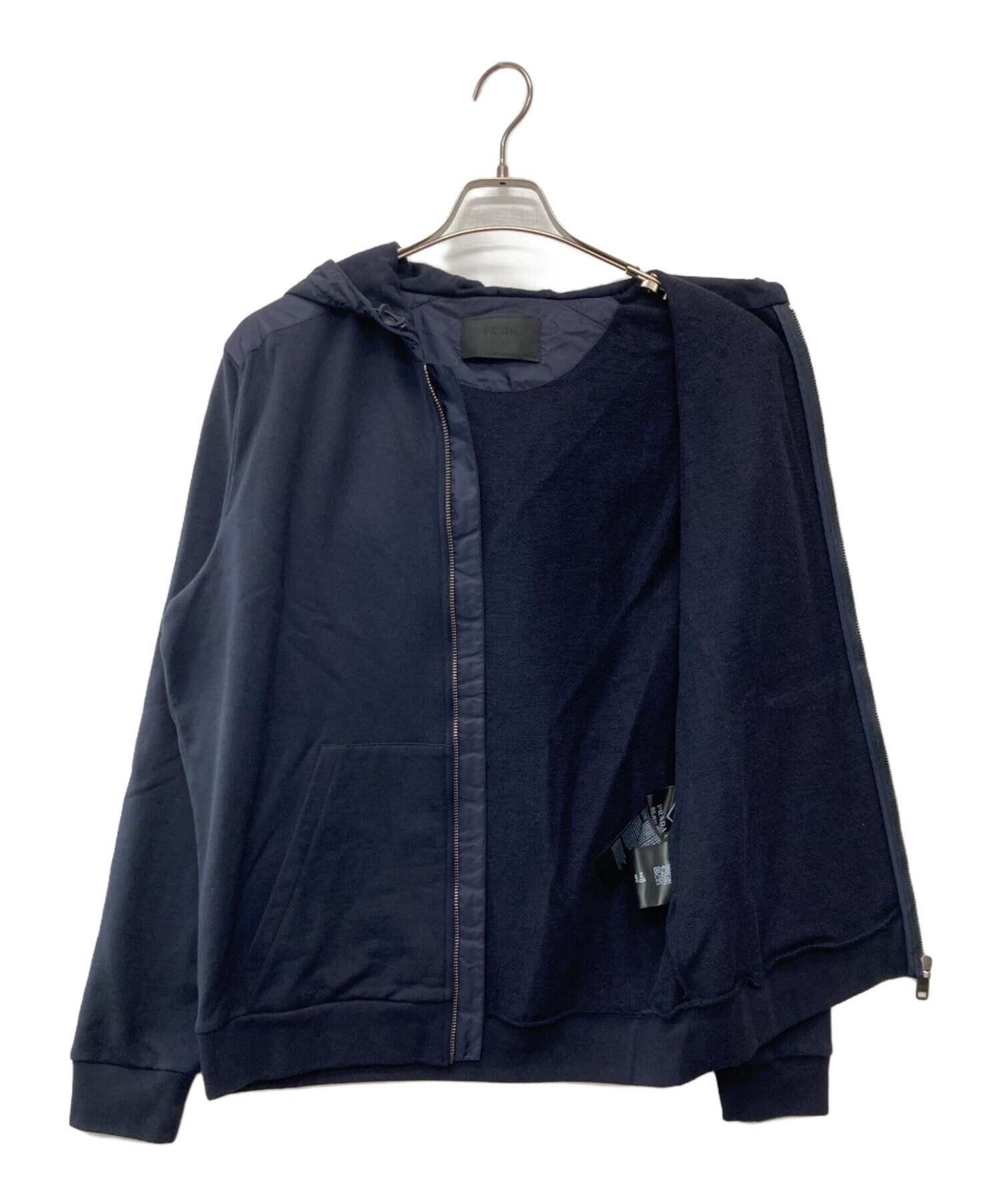 中古・古着通販】PRADA (プラダ) トライアングルロゴジップパーカー