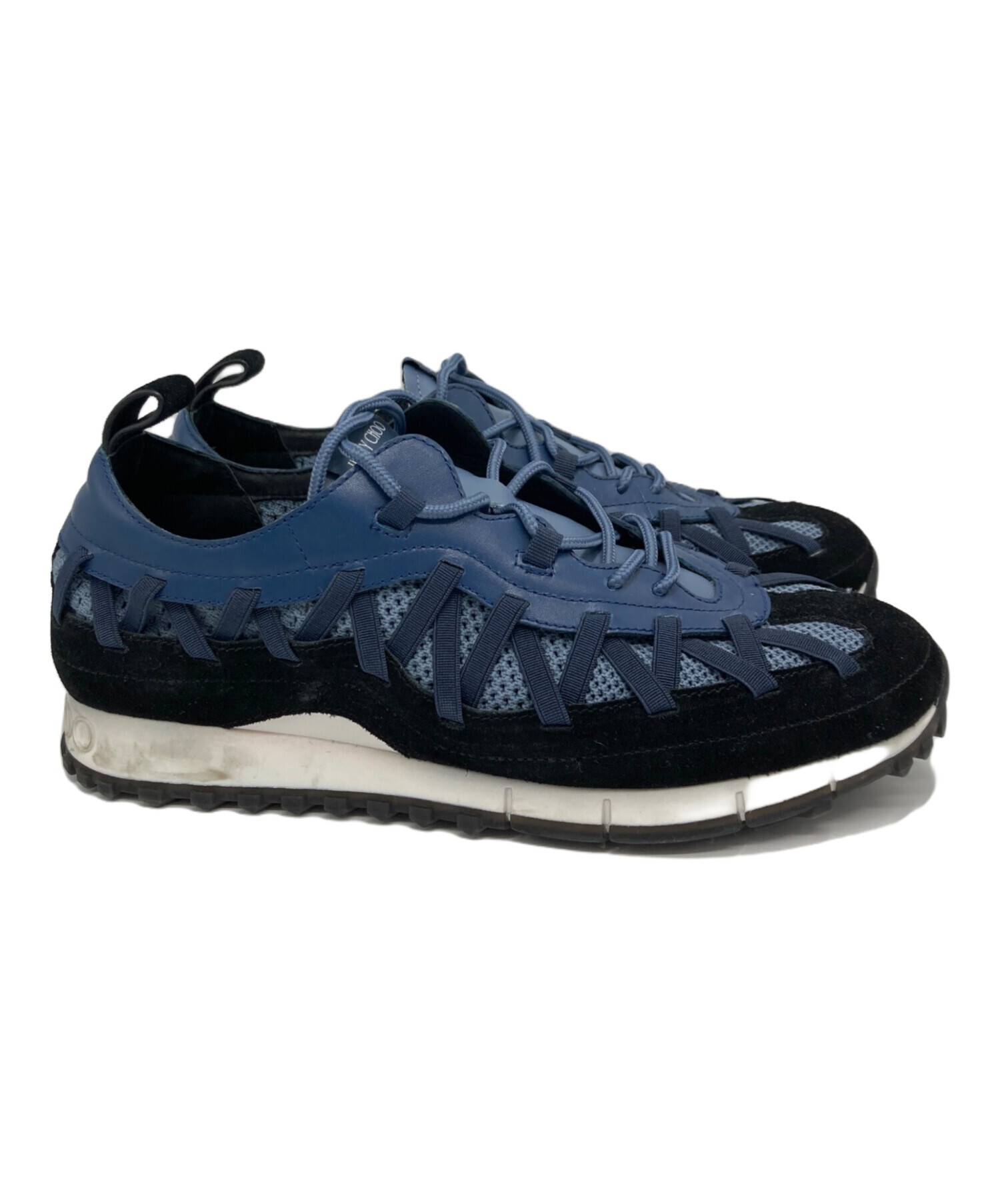 専用　新品　JIMMY CHOO ジミーチュウ　ネイビー スニーカー 中古・古着通販】JIMMY CHOO (ジミーチュウ) ローカットスニーカー