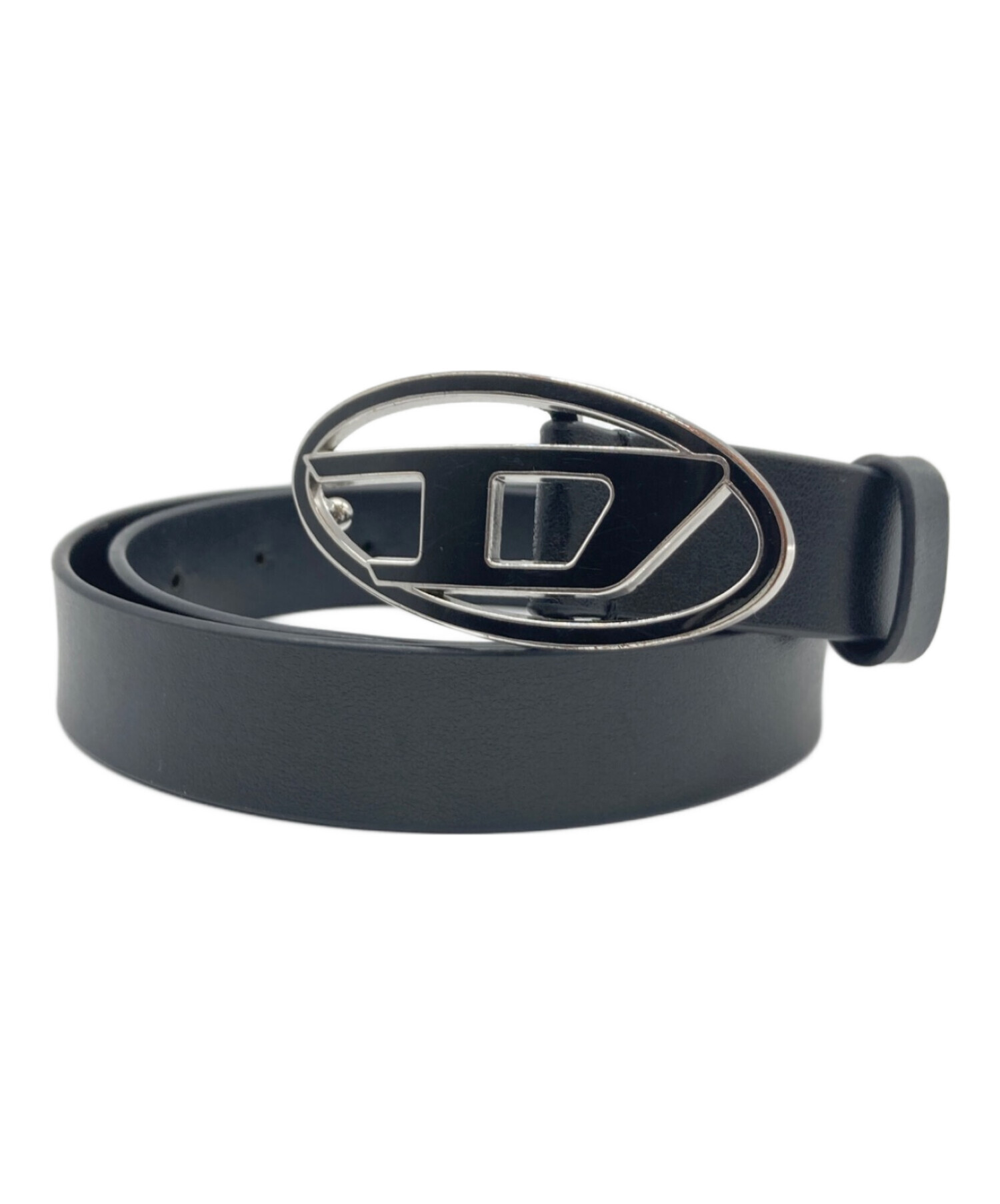 中古・古着通販】DIESEL (ディーゼル) Dロゴベルト/X09716 ブラック