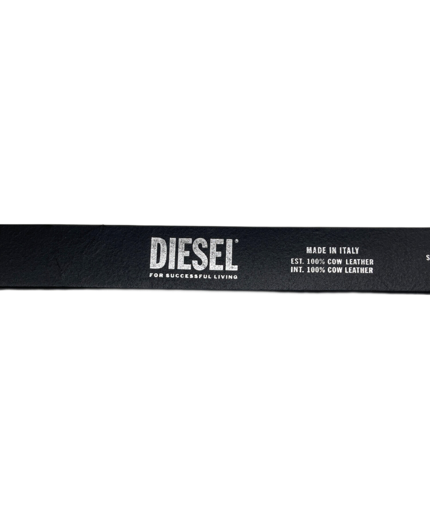 中古・古着通販】DIESEL (ディーゼル) Dロゴベルト/X09716 ブラック