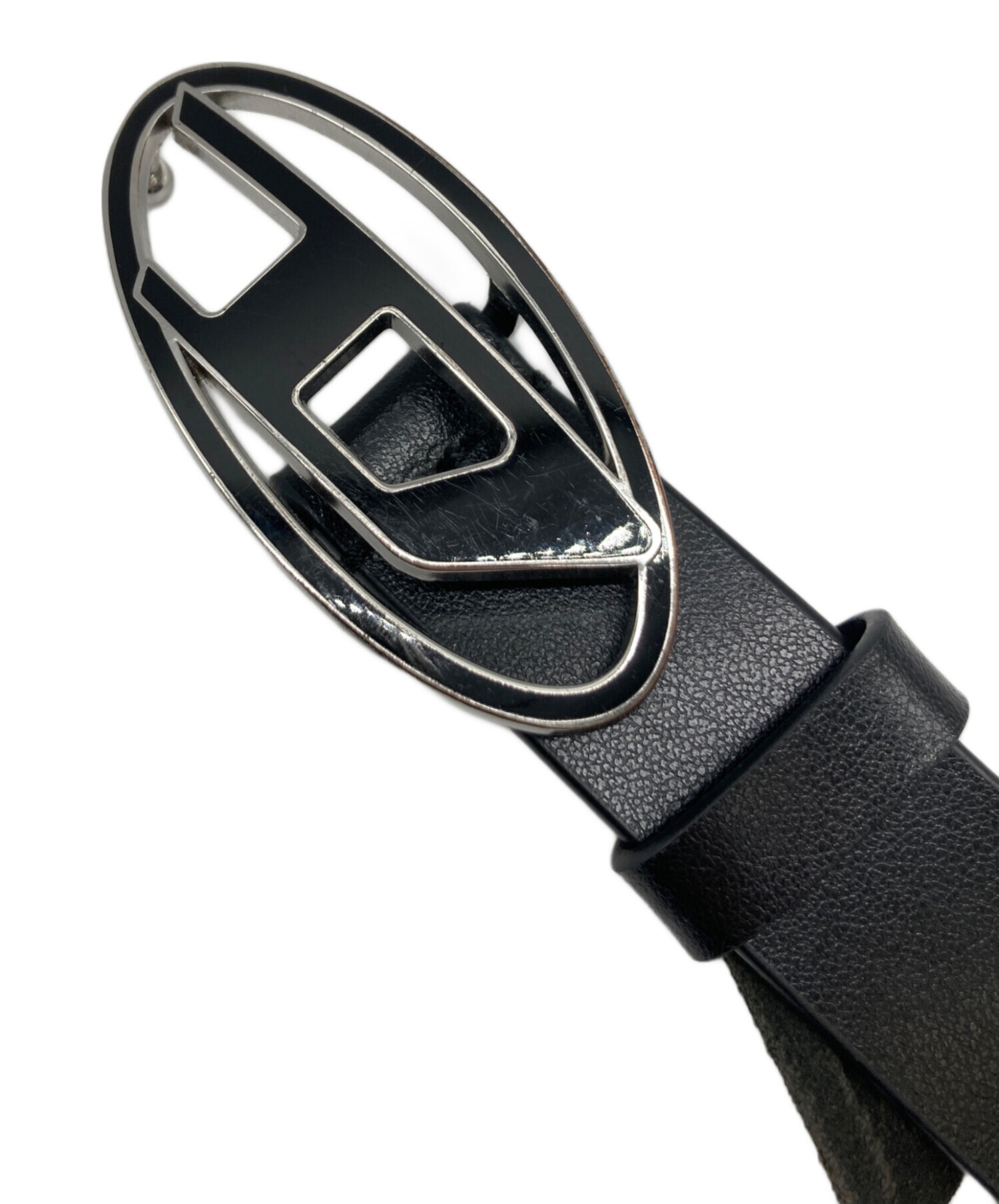 中古・古着通販】DIESEL (ディーゼル) Dロゴベルト/X09716 ブラック