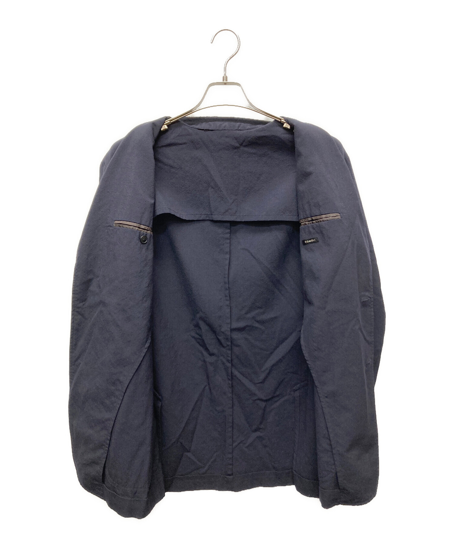 中古・古着通販】COMOLI (コモリ) ウール 2Bジャケット ネイビー