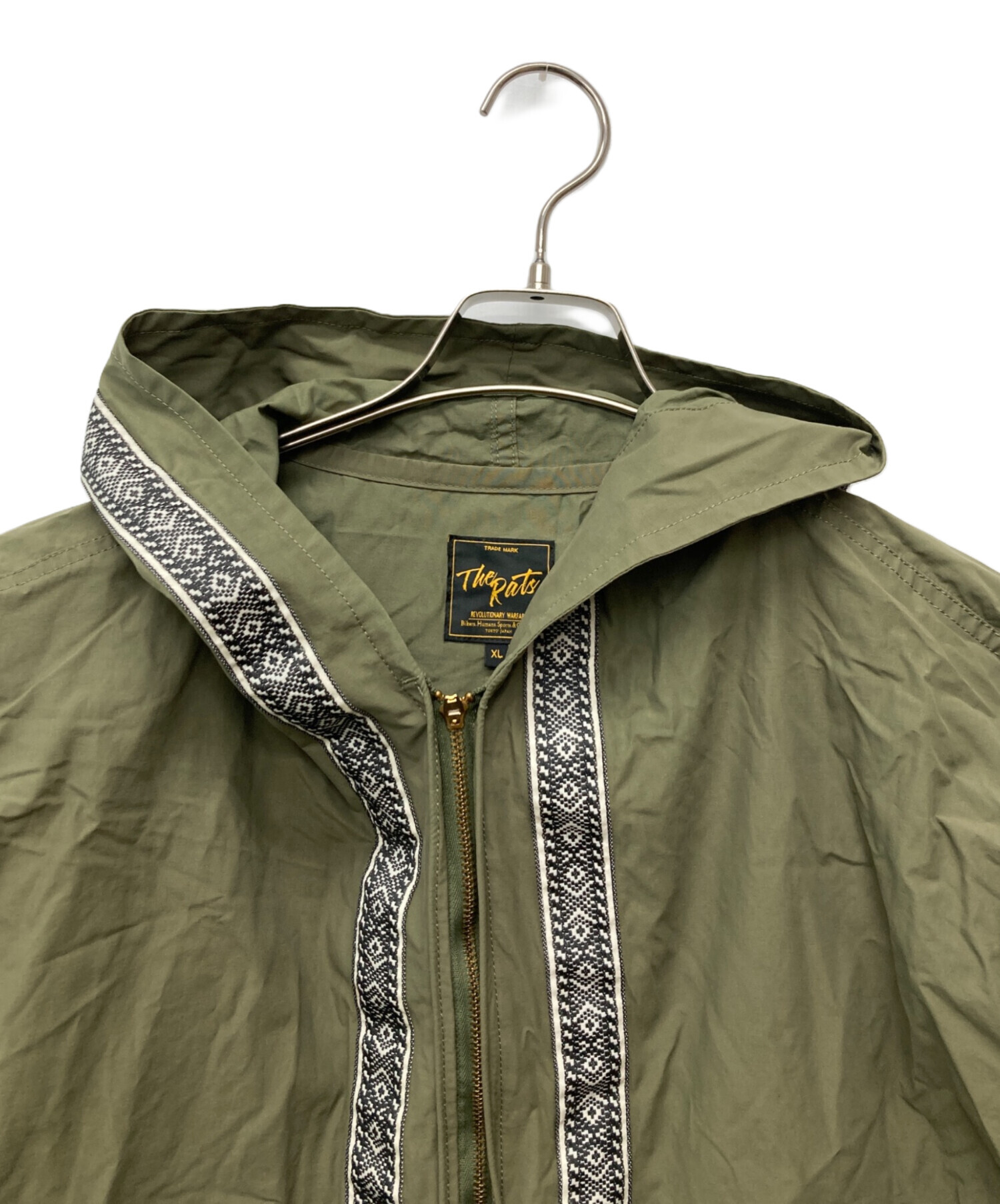 中古・古着通販】RATS (ラッツ) NATIVE HOODED JKT/22RJ-0309 グリーン 