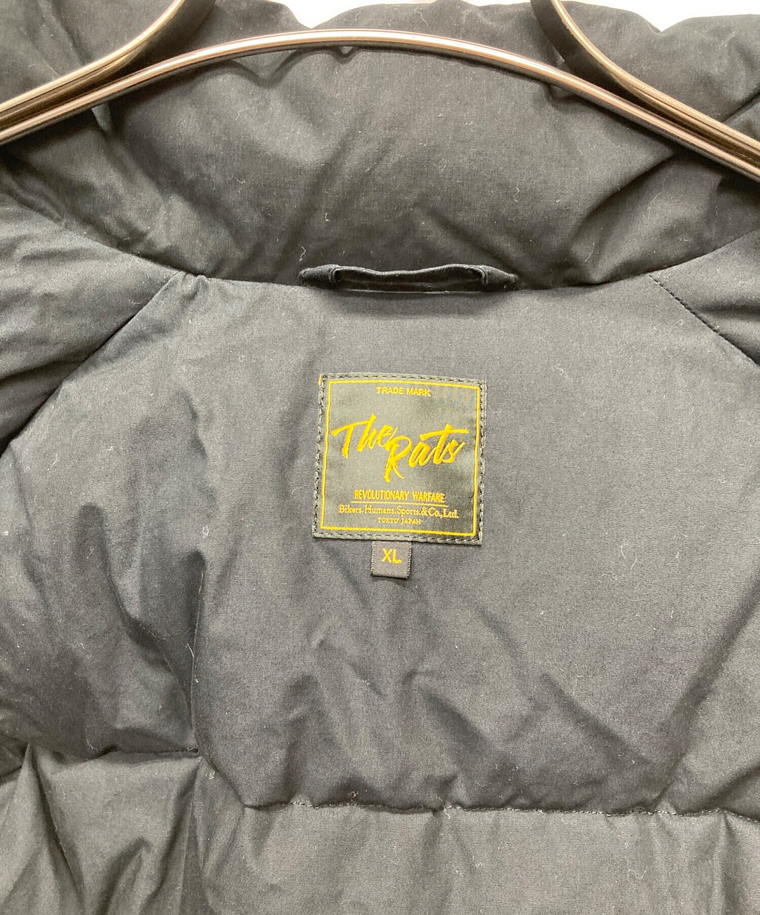 中古・古着通販】RATS (ラッツ) NATIVE DOWN JKT ブラック サイズ:XL