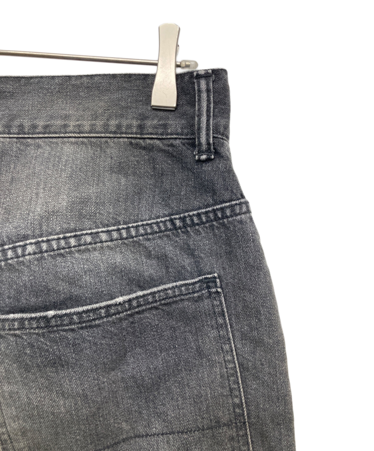中古・古着通販】ANCELM (アンセルム) TAPERED 5P DENIM PANTS グレー 