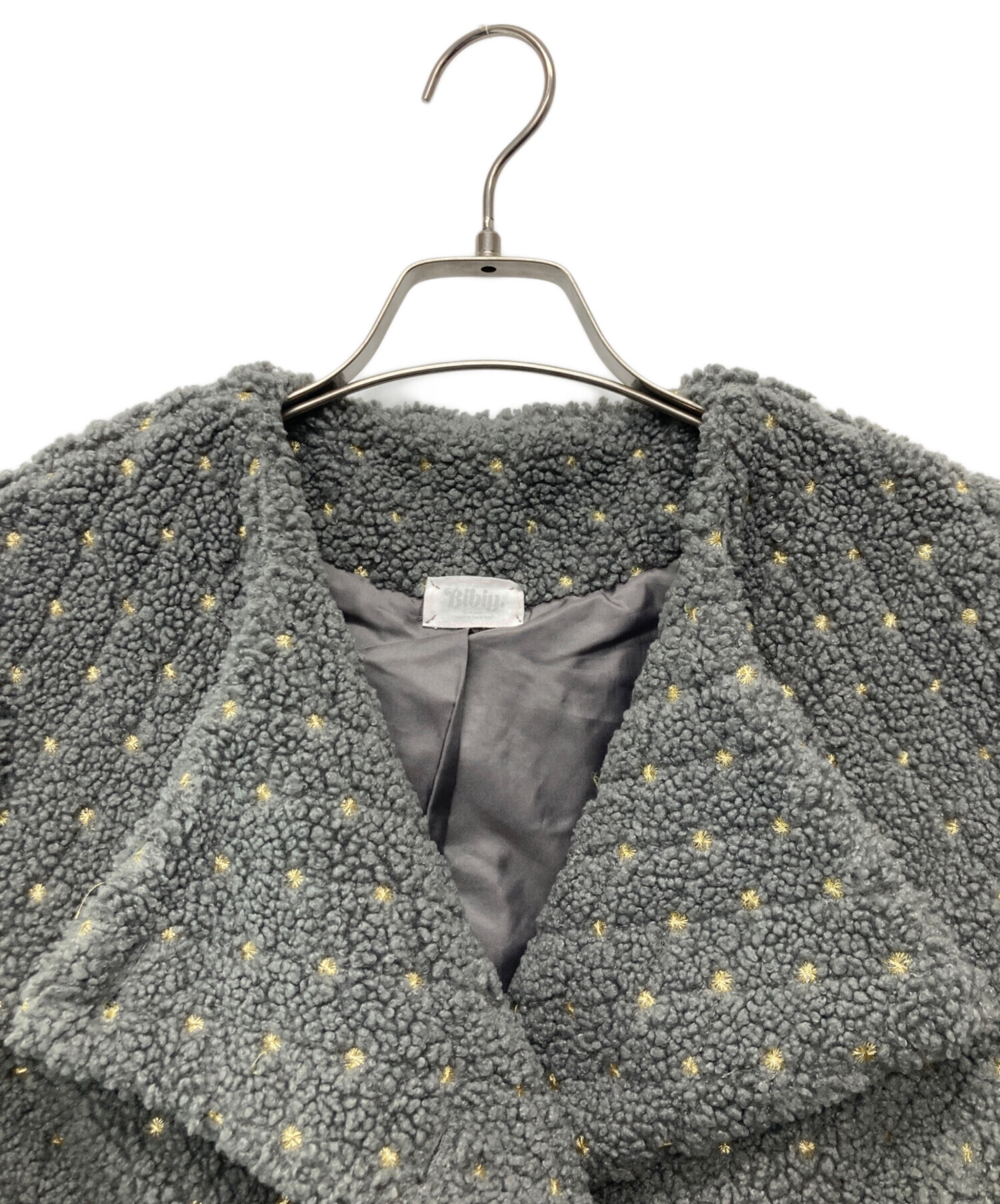 中古・古着通販】Bibiy. (ビビィ) ODETTE BOA JACKET グレー サイズ:F