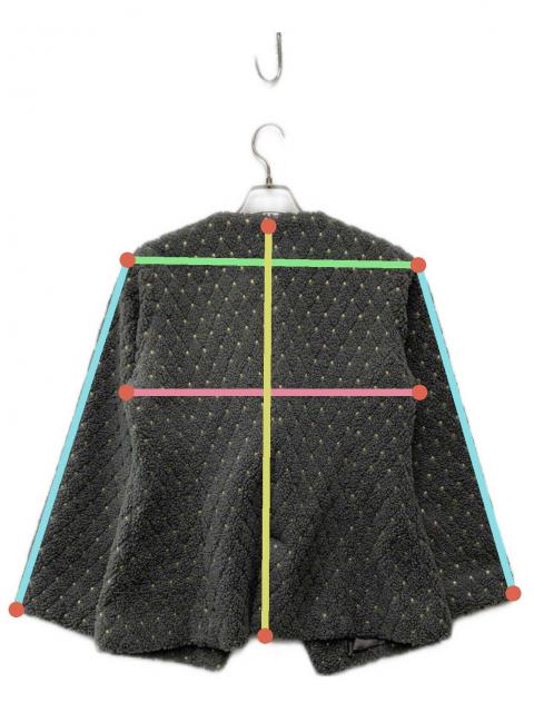 中古・古着通販】Bibiy. (ビビィ) ODETTE BOA JACKET グレー サイズ:F