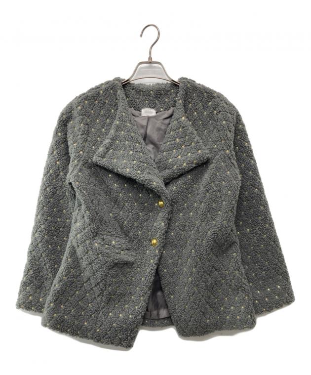 中古・古着通販】Bibiy. (ビビィ) ODETTE BOA JACKET グレー サイズ:F