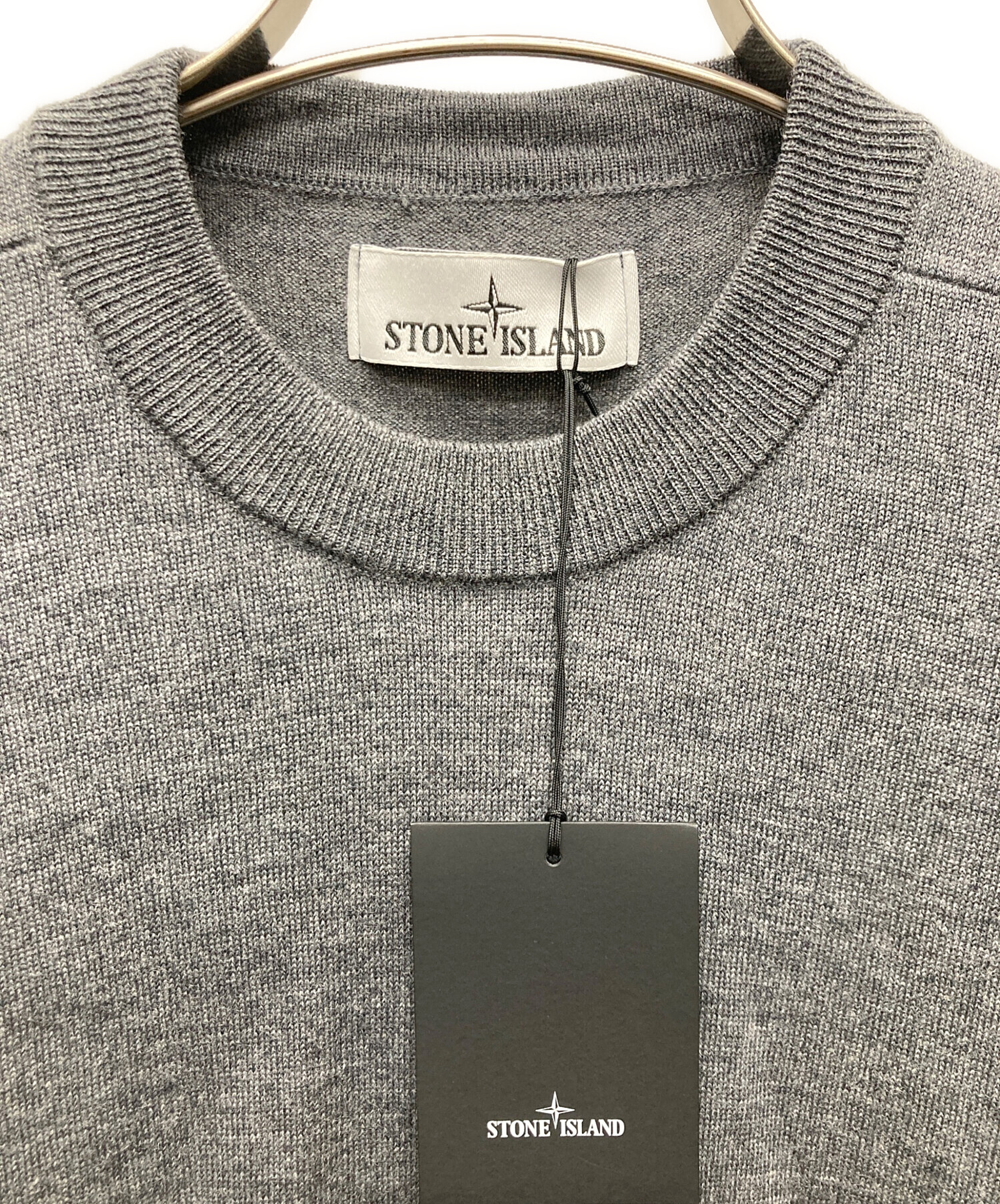 STONE ニット グレー Mサイズ ストーンアイランド STONE ISLAND メンズ