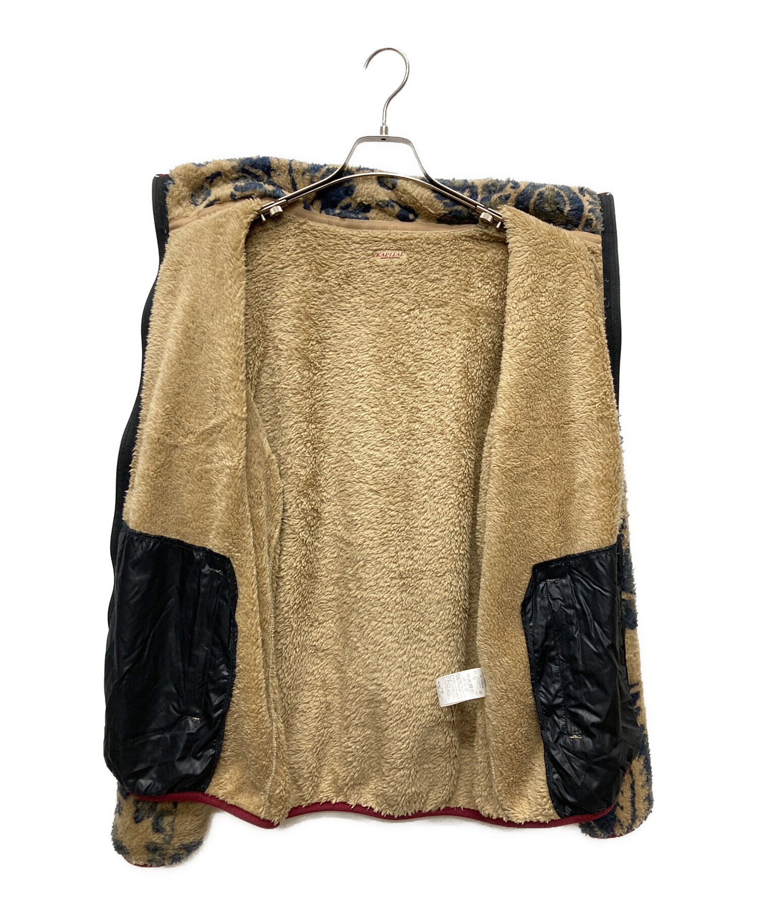 中古・古着通販】KAPITAL (キャピタル) Damask Pattern Fleece Zip