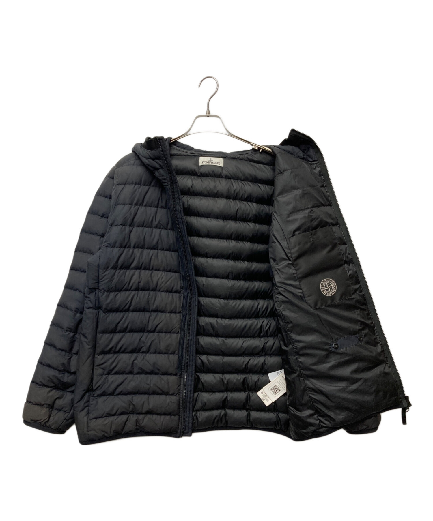 【STONE 】21AWダウンジャケットBLACK M STONE ISLAND】ストーンアイランド『ナイロン メタル ダウン TC ダウン