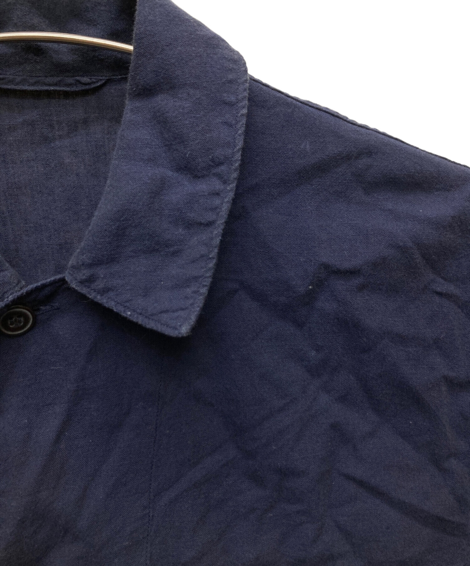 中古・古着通販】COMOLI (コモリ) シャツ/K01-01008 ネイビー サイズ:1