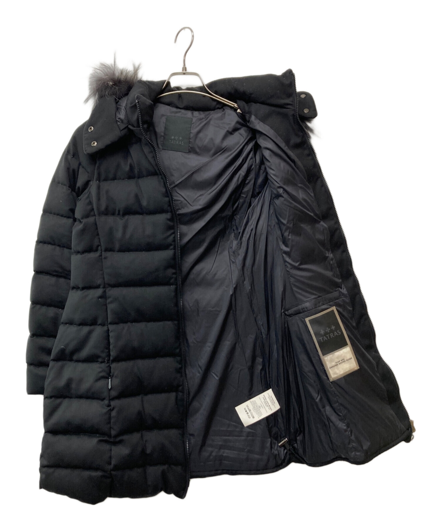 中古・古着通販】TATRAS (タトラス) ダウンコート/LAVIANA ブラック 