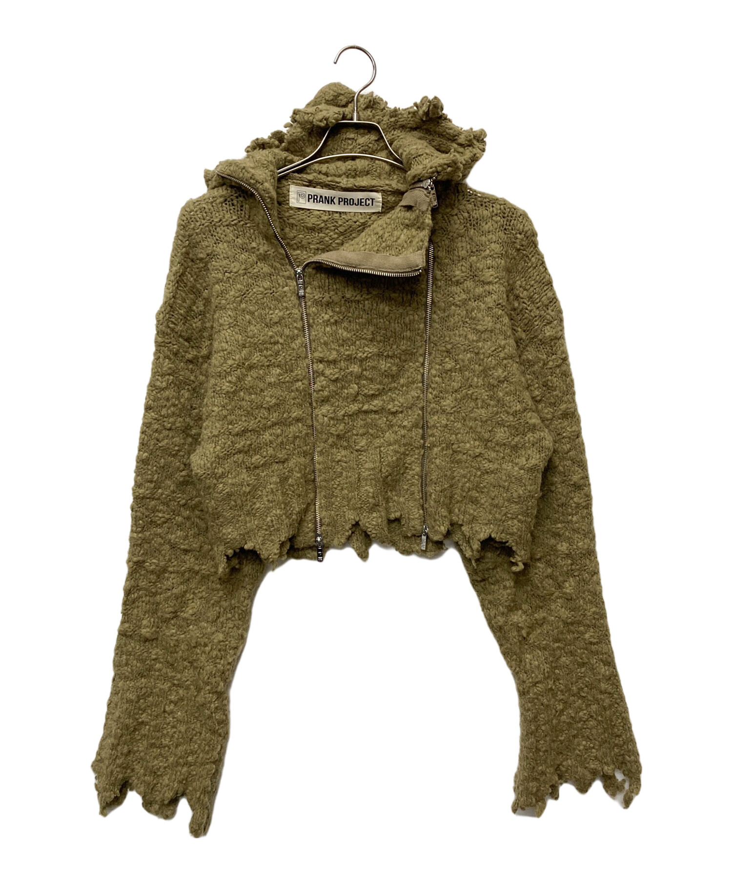 お値下げ PRANK PROJECTダブルジップダメージフーディ PRANK PROJECT(プランク プロジェクト)｜ダブルジップダメージフーディ