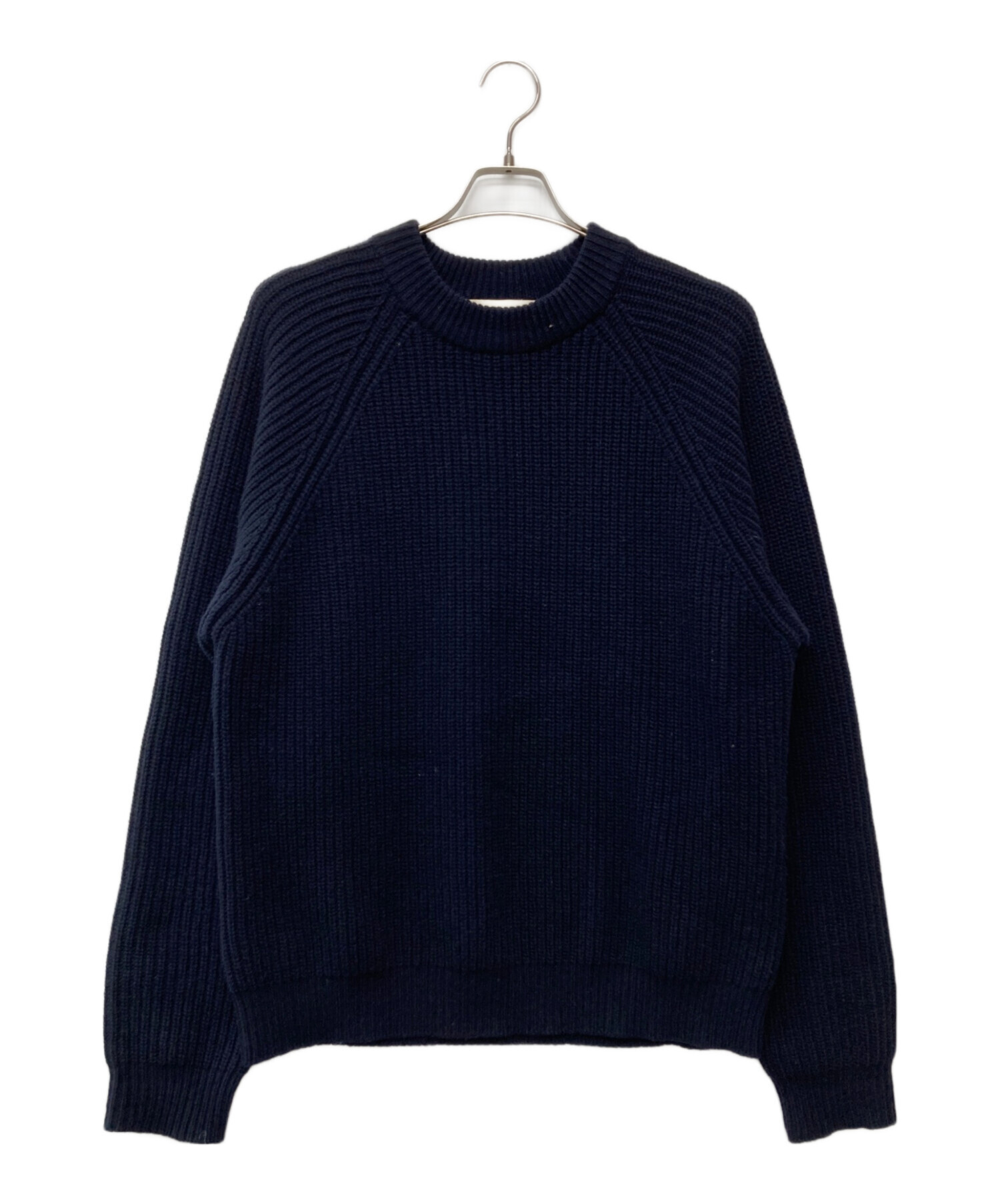 中古・古着通販】MARNI (マルニ) 19AWクルーネックニット ネイビー