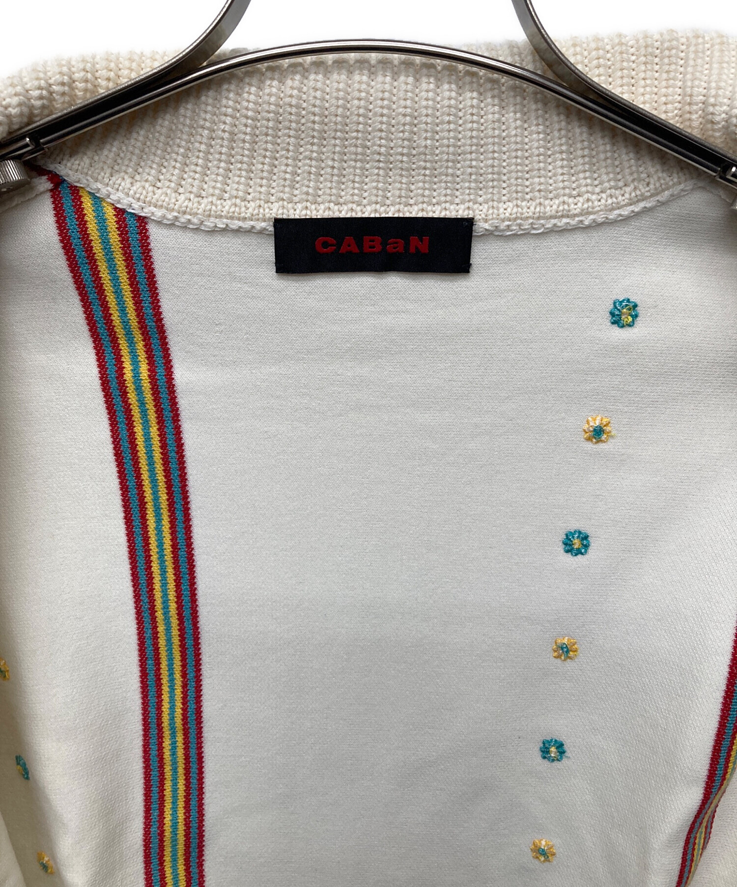 中古・古着通販】CABAN (キャバン) コットンカシミヤ エンブロイダリー