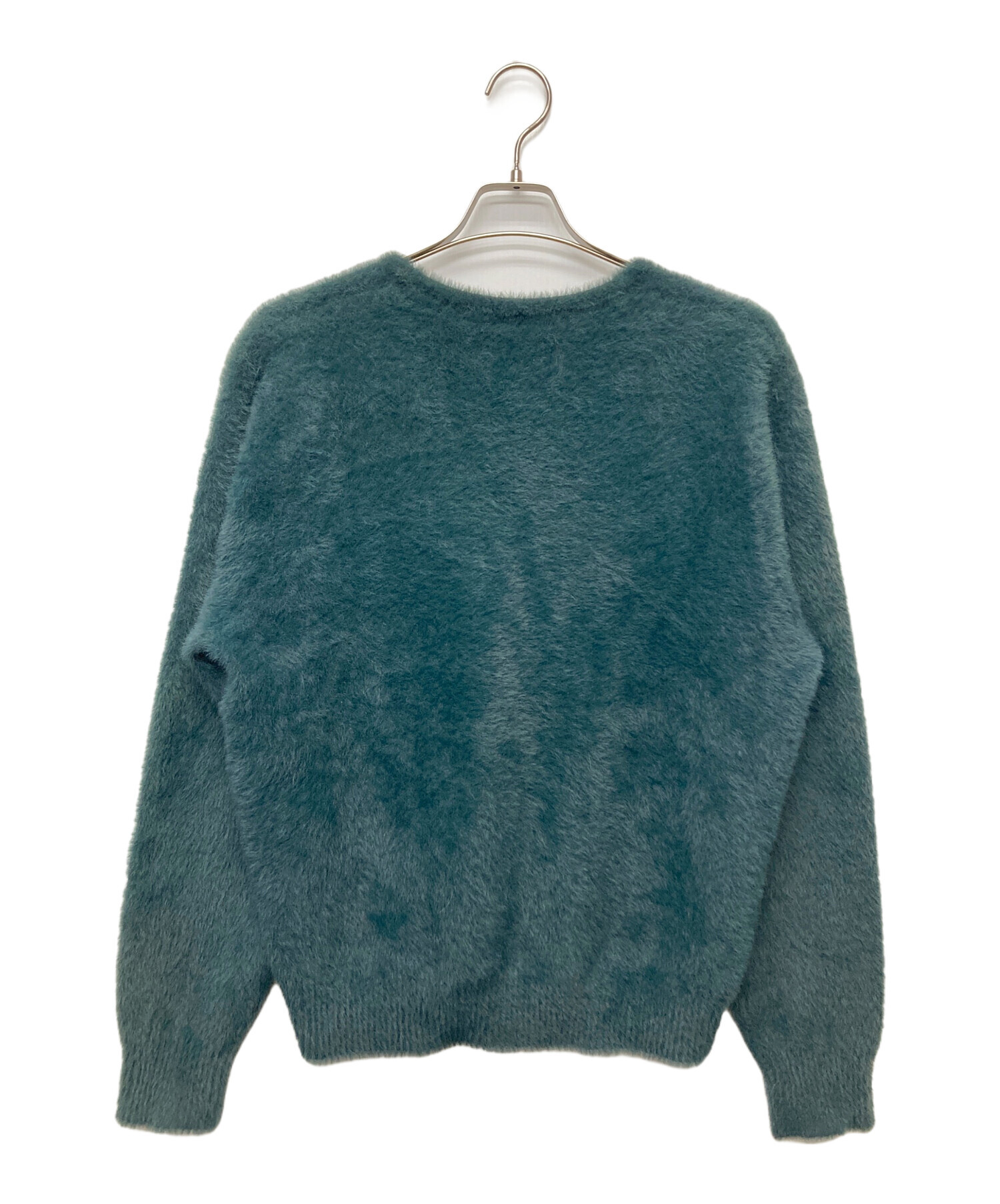 トップス Stussy Shaggy Cardigan 中古・古着通販】stussy (ステューシー) SHAGGY CARDIGAN グリーン