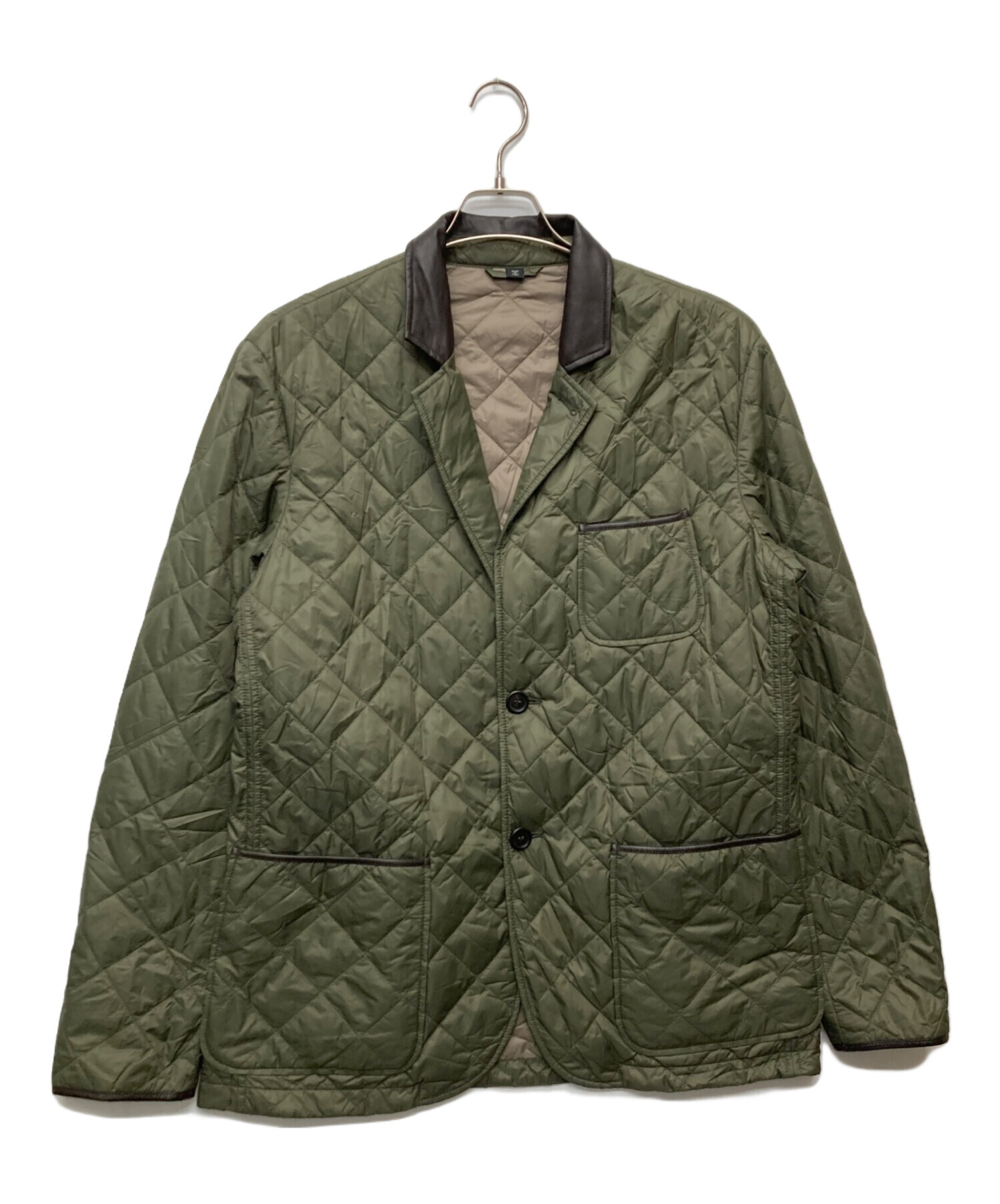 dunhill ダンヒル テーラードジャケット メンズ 【古着】【中古】 中古・古着通販】dunhill (ダンヒル) 襟レザーキルティングテーラード