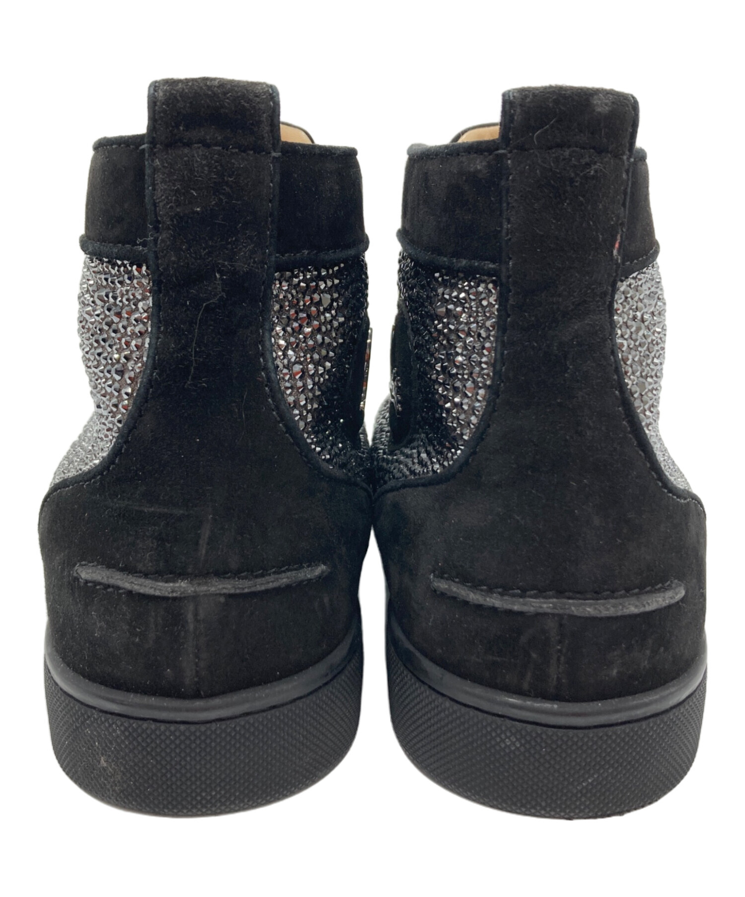 【最終値下げ】クリスチャンルブタン Louboutin 黒色　スニーカー 中古・古着通販】Christian Louboutin (クリスチャン・ルブタン