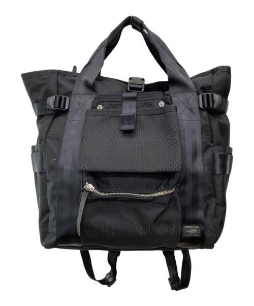 すぎしょう様リクエスト品❣️PORTER 2WAYブラックバックパック 中古・古着通販】PORTER (ポーター) amazon (アマゾン) 2WAYバッグ