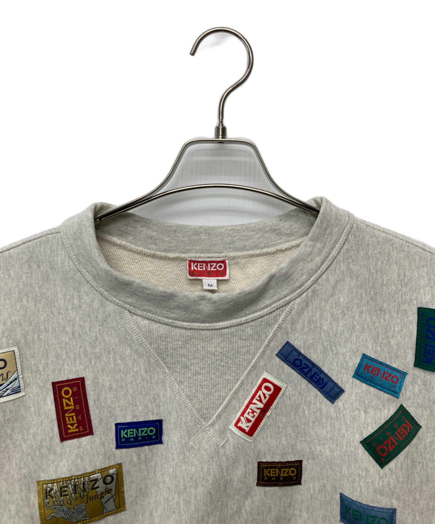 中古・古着通販】KENZO (ケンゾー) ラベルス オーバーサイズ クルー