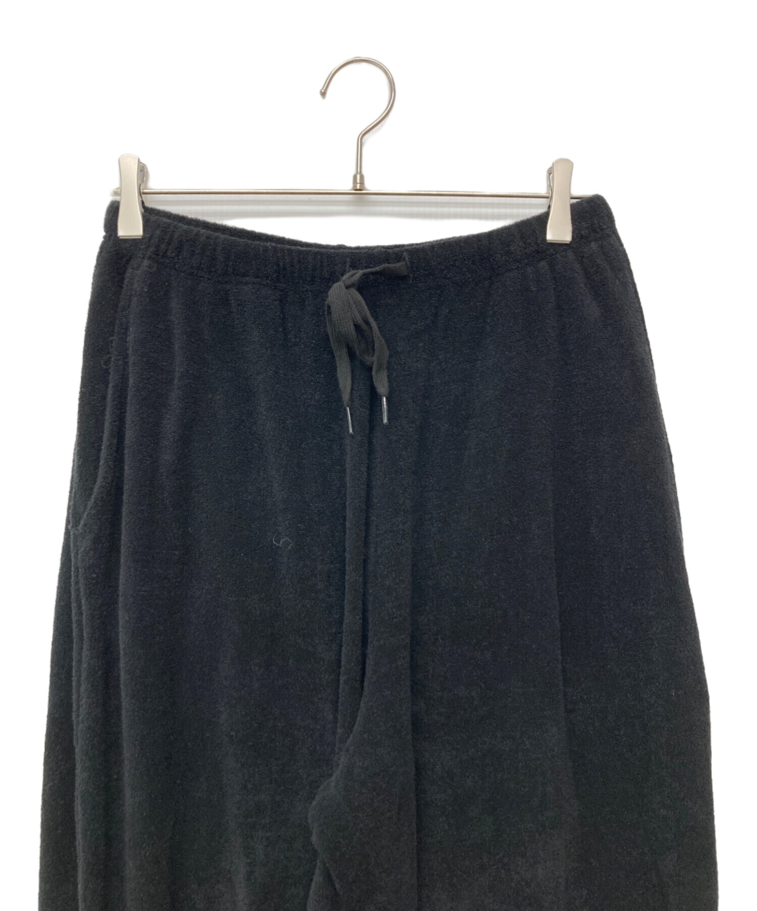 中古・古着通販】COMOLI (コモリ) パイル パンツ ブラック サイズ:2 