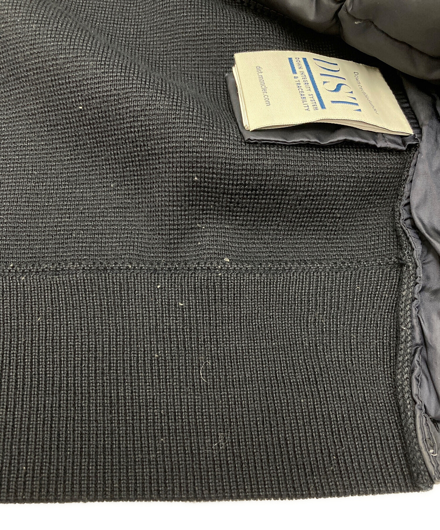 中古・古着通販】MONCLER (モンクレール) ニット切替 ダウンジャケット