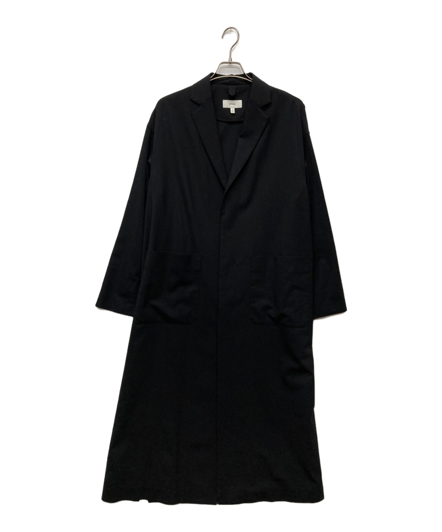 HYKE tropcal shop coat サイズ4 中古・古着通販】HYKE (ハイク) STRETCH TROPICAL SHOP COAT/211-17284