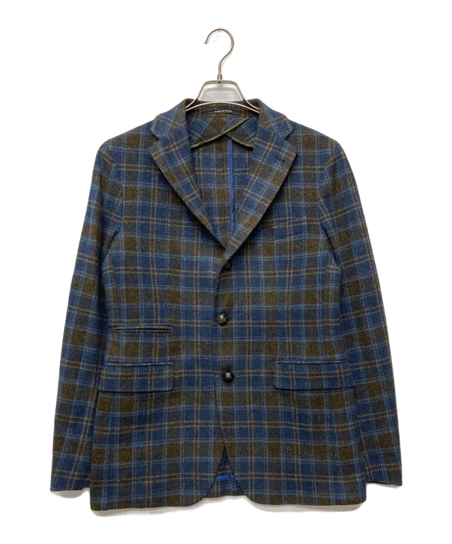 中古・古着通販】TAGLIATORE (タリアトーレ) チェックウールテーラード