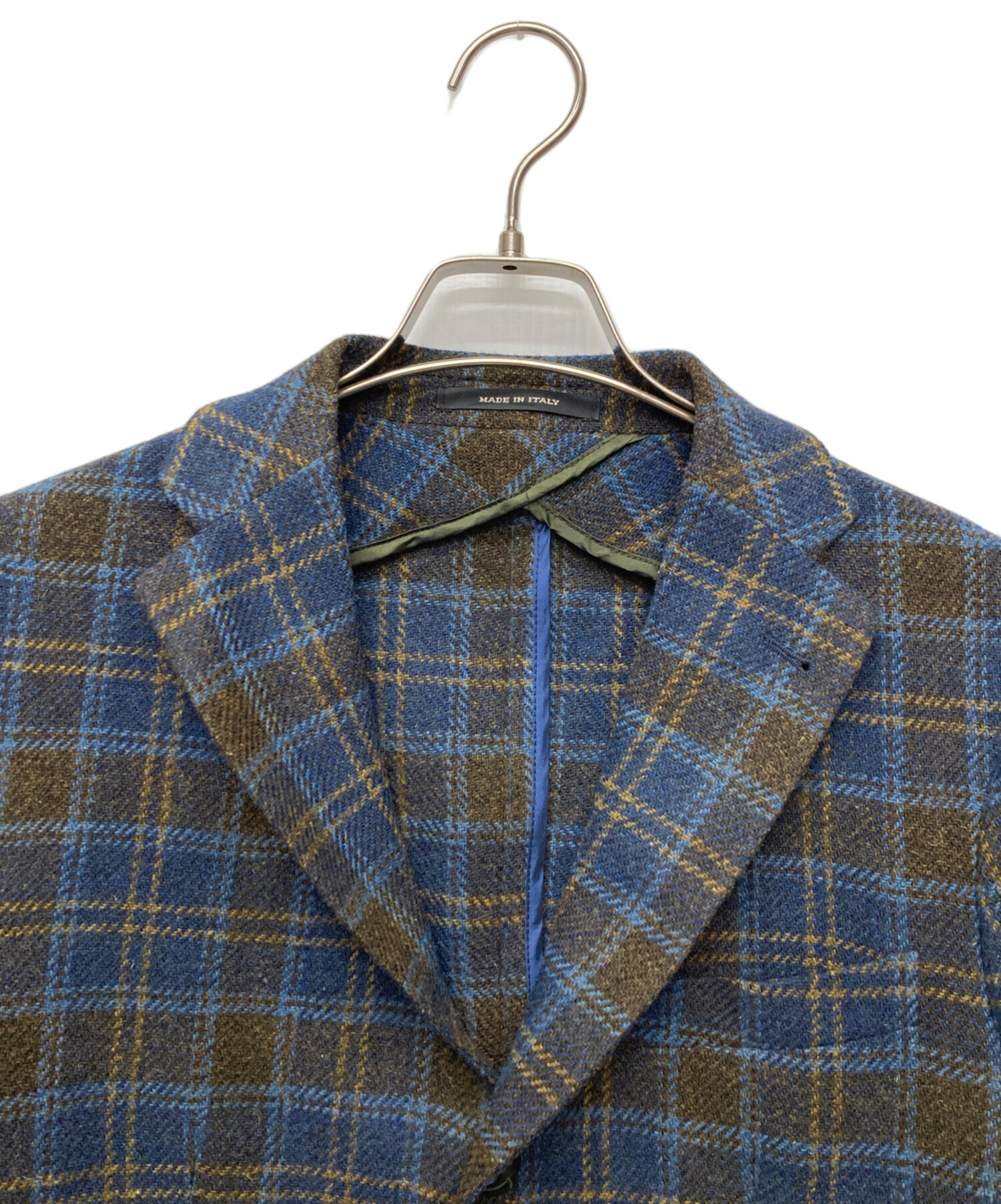 中古・古着通販】TAGLIATORE (タリアトーレ) チェックウールテーラード