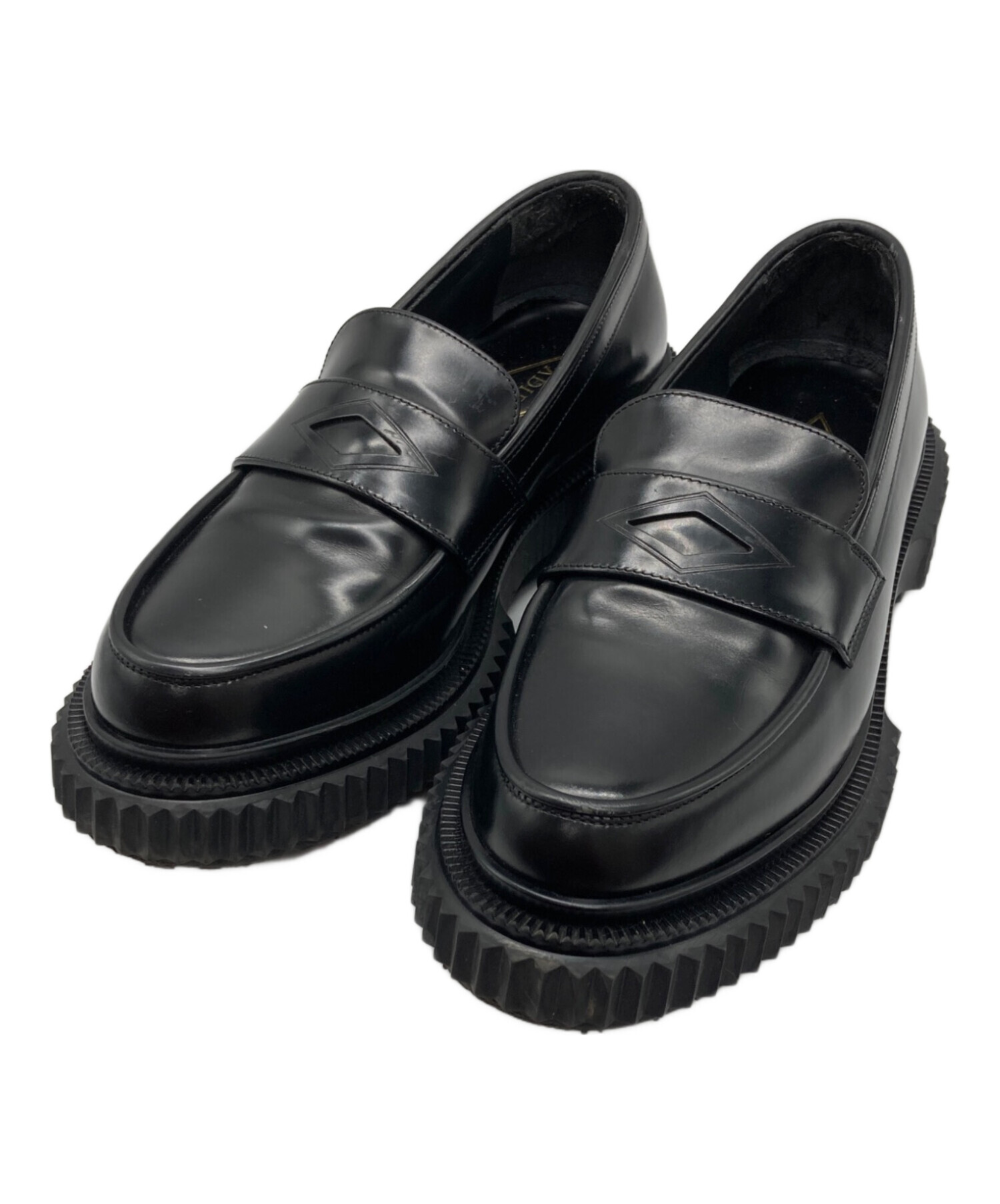 中古・古着通販】ADIEV (アデュー) ローファー ブラック サイズ:41