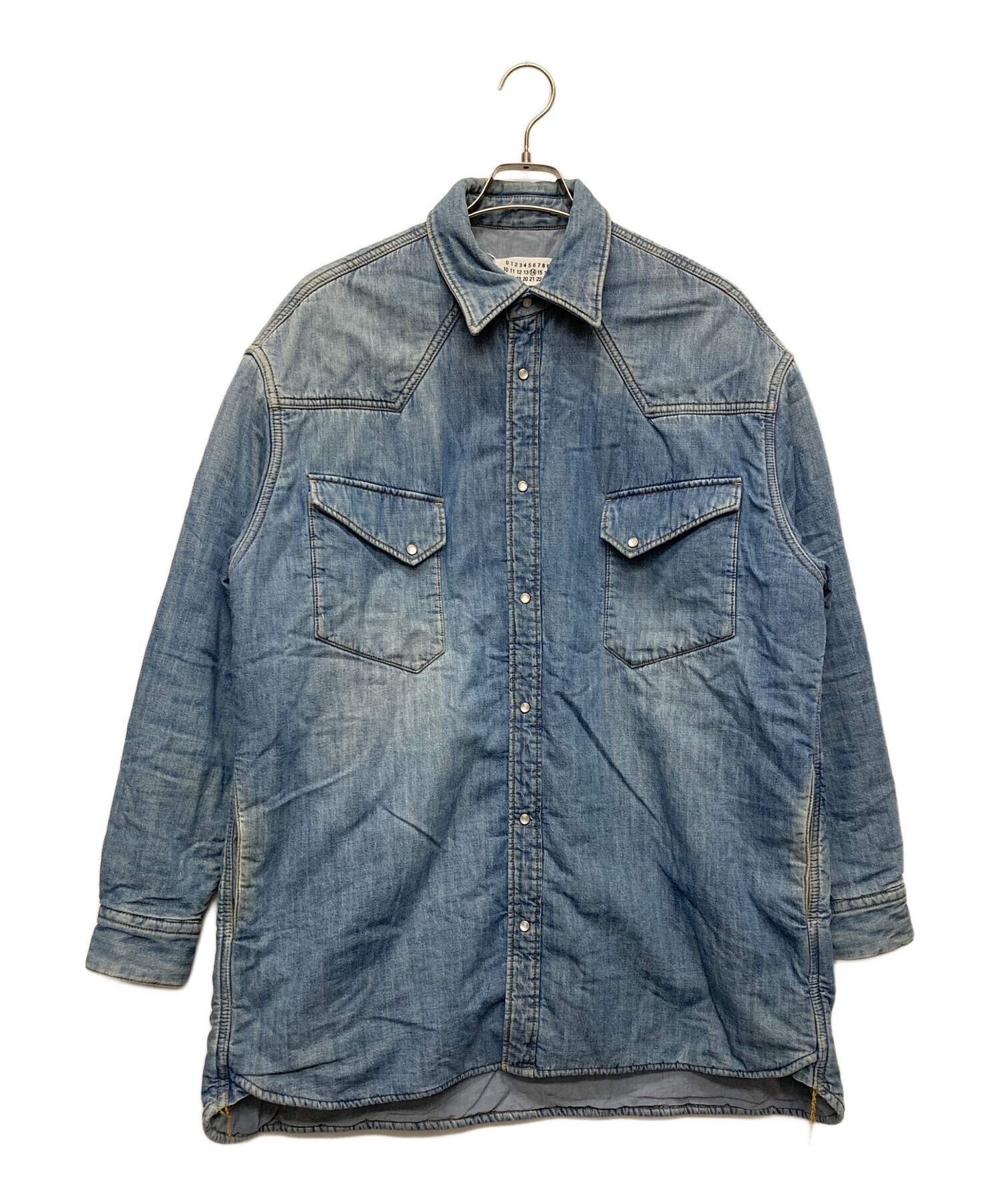 【即購入ok】マルジェラ デニムシャツ Maison Margiela 中古・古着通販】Maison Margiela (メゾンマルジェラ) オーバーサイズ
