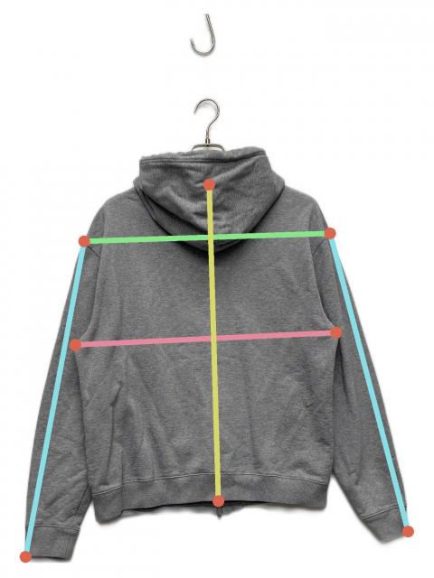 BALENCIAGA スウェット　パーカー　トップス　ナルシス 中古・古着通販】BALENCIAGA (バレンシアガ) 18SS ロゴプリントジップ