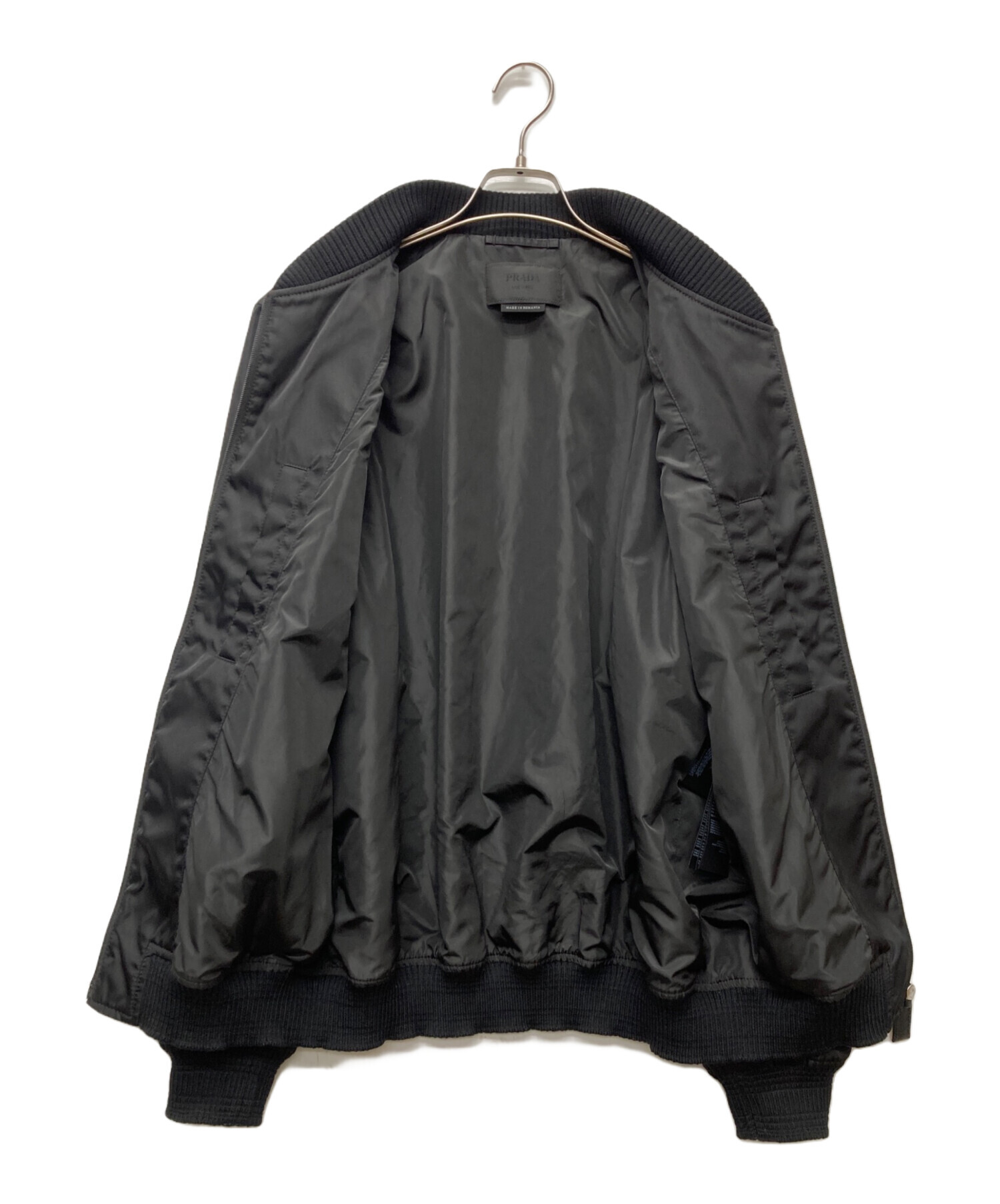 中古・古着通販】PRADA (プラダ) ReNylonボンバージャケット ブラック