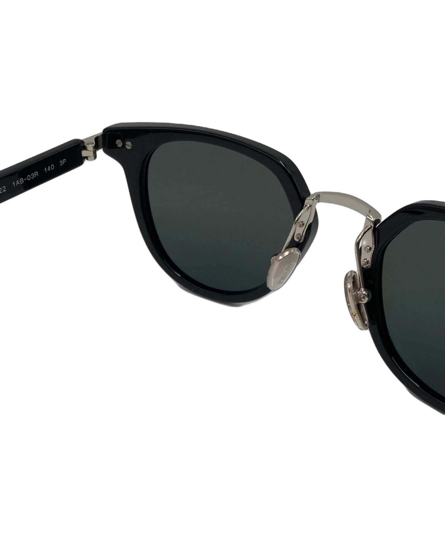 中古・古着通販】PRADA (プラダ) サングラス ブラック サイズ:49□22