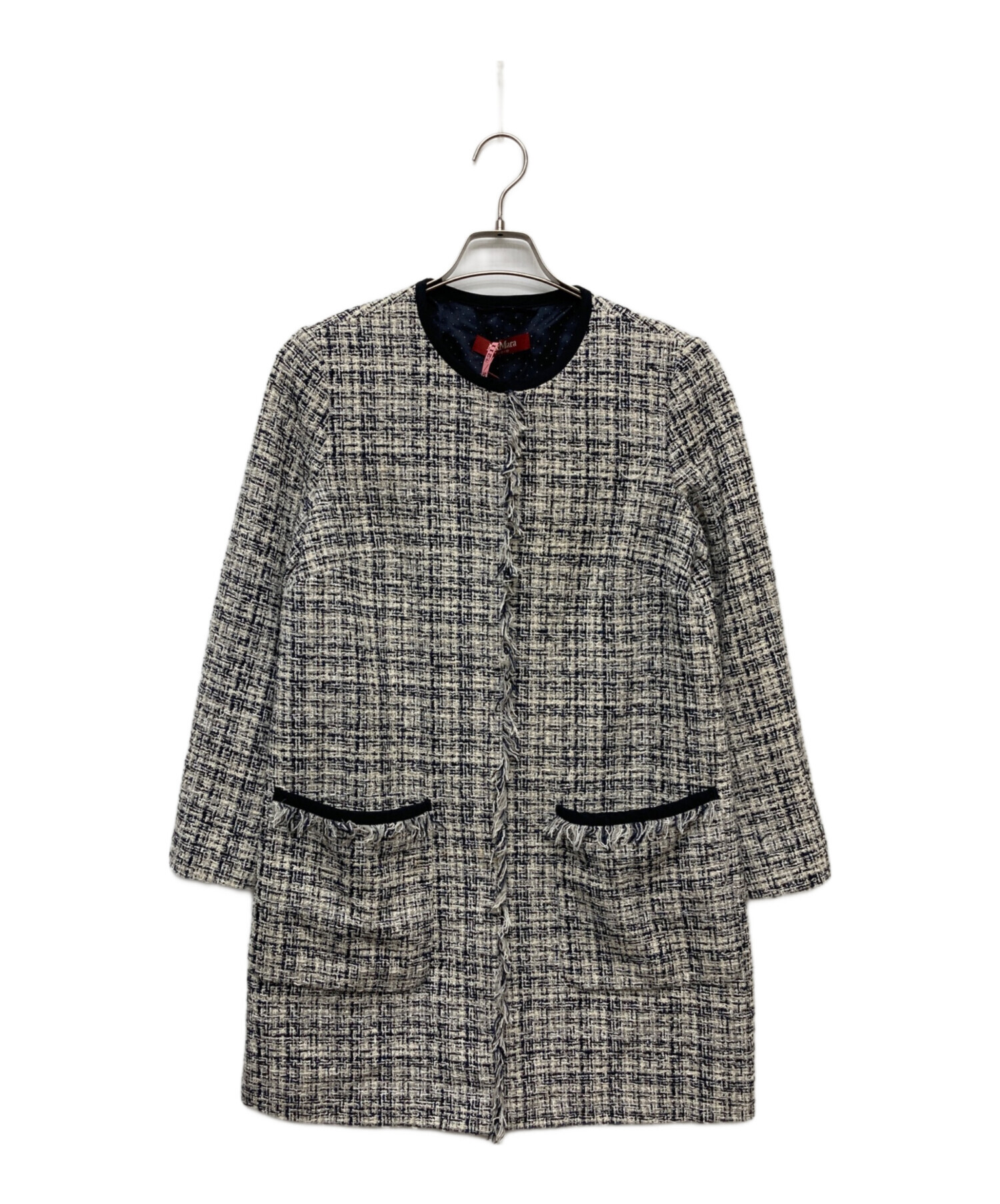 中古・古着通販】MaxMara (マックスマーラ) ツイードコート/612101076