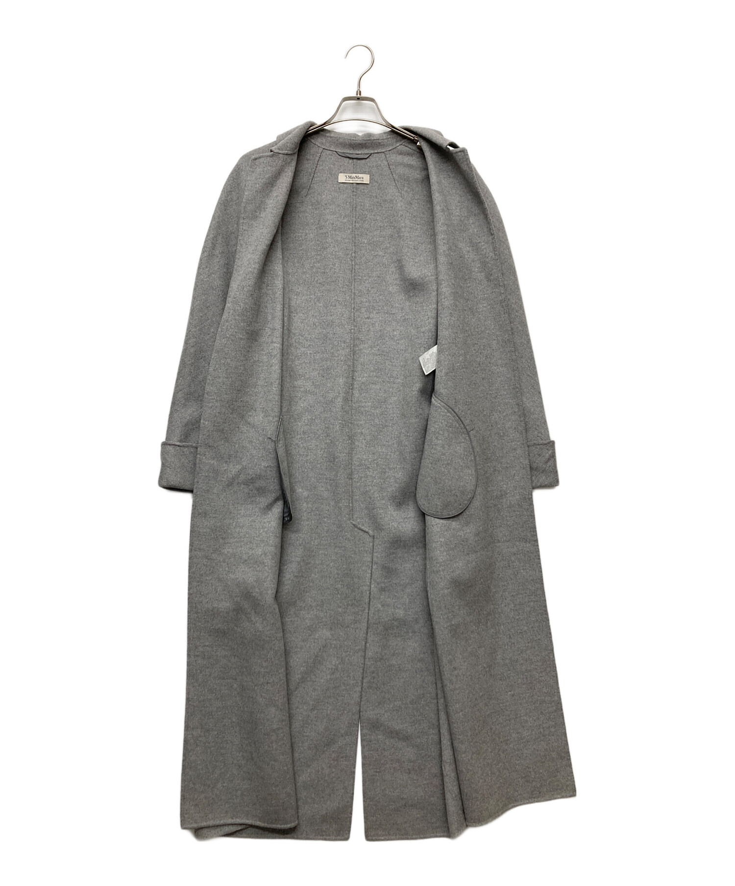 【新品同様】S’MaxMara クチートアマーノ モヘアコート グレー 40 L 新品同様】S'MaxMara クチートアマーノ モヘアコート グレー 40 L