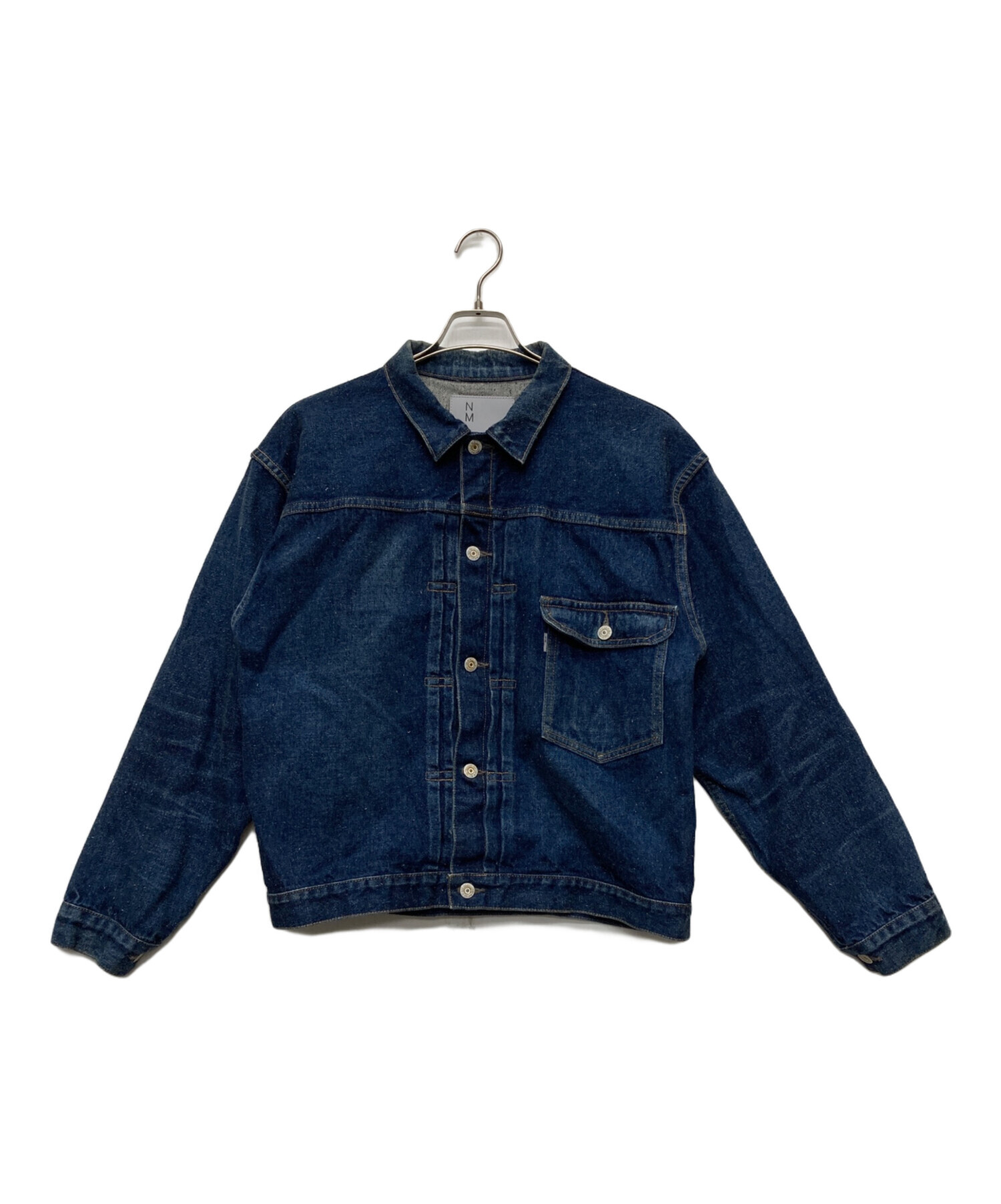 New Manual rollin別注 T-BACK DENIM JACKET 001 T-BACK DENIM JACKET ONE-WASHED – New Manual