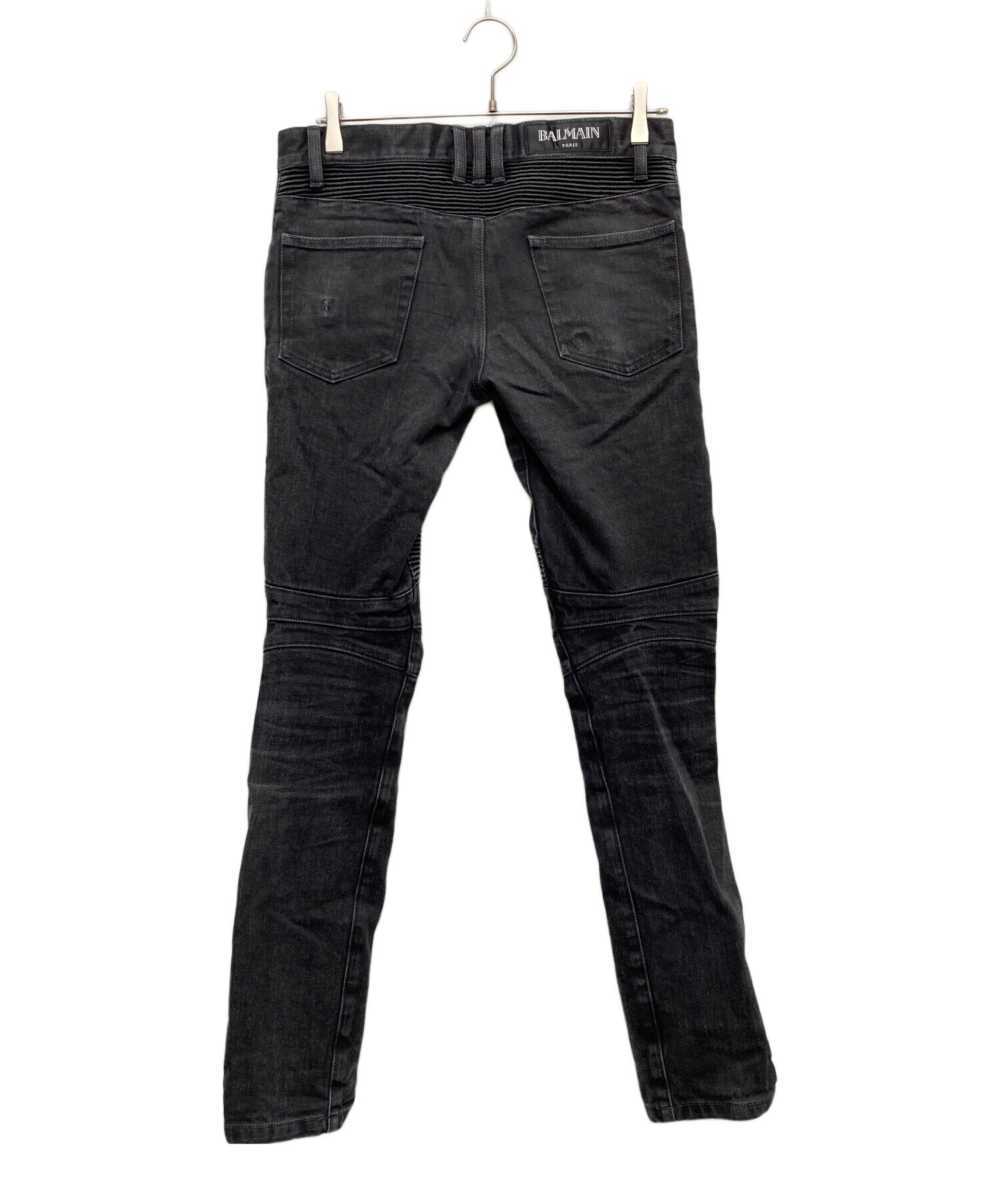 中古・古着通販】BALMAIN (バルマン) バイカーデニムパンツ