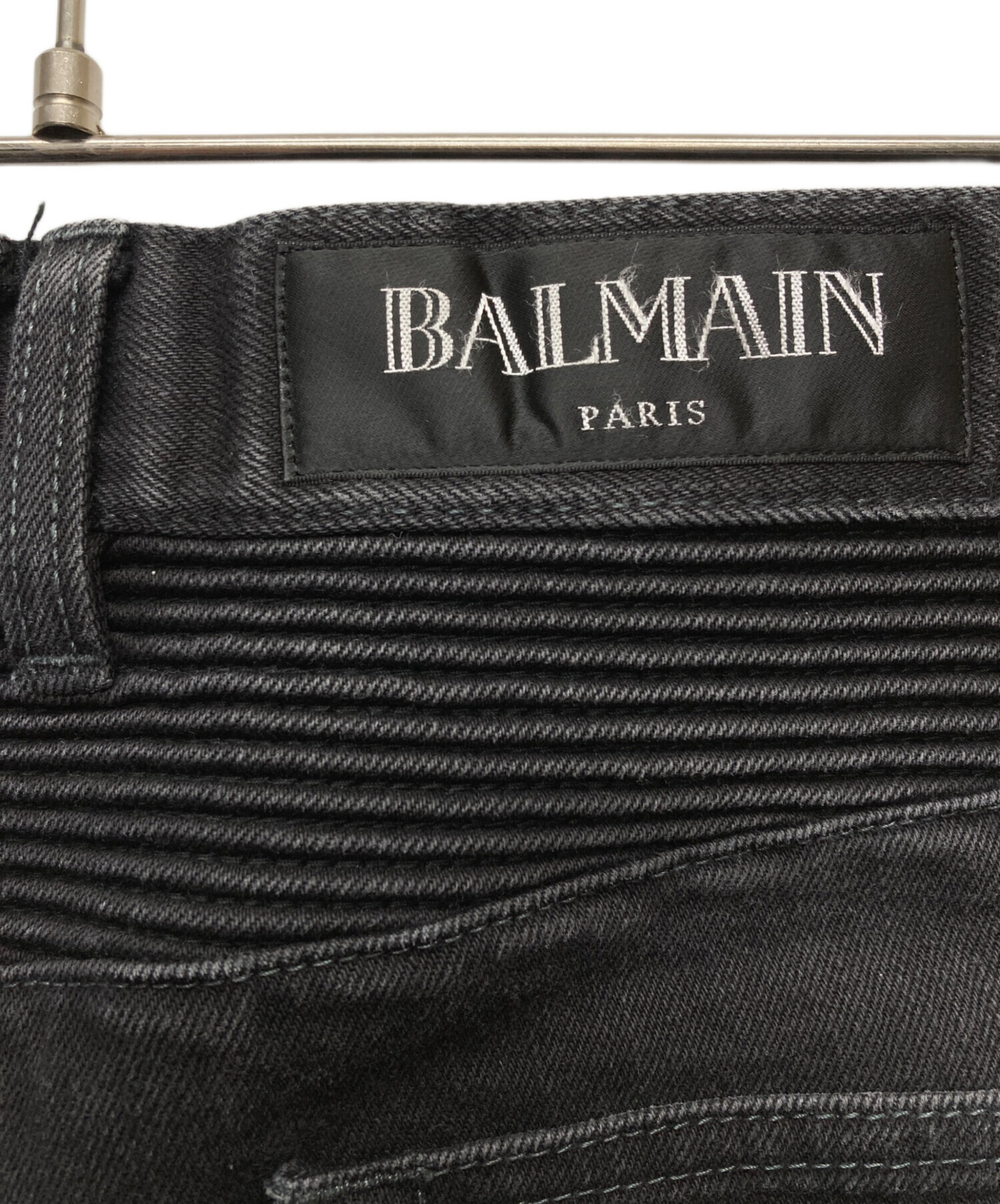 中古・古着通販】BALMAIN (バルマン) バイカーデニムパンツ