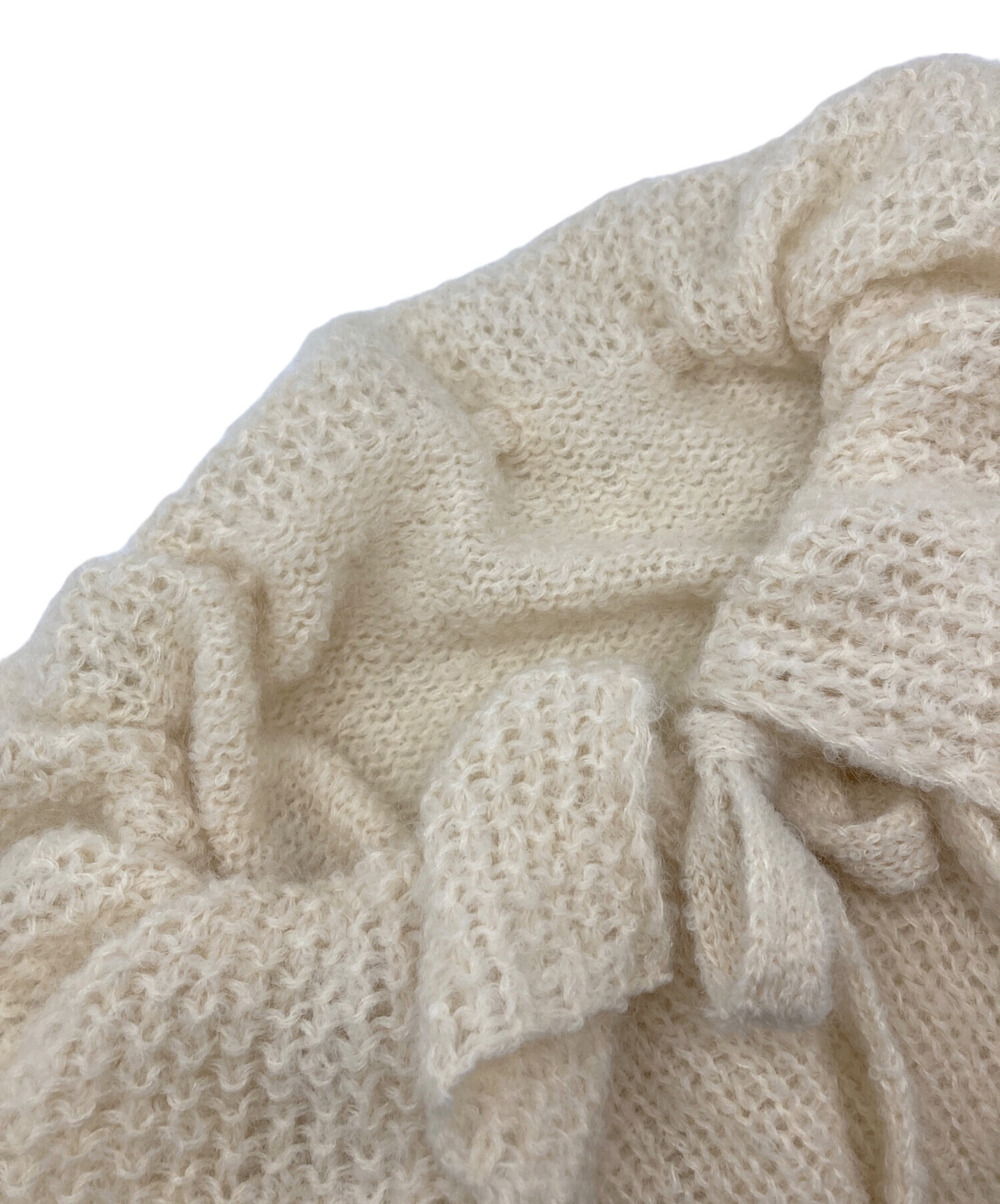 中古・古着通販】fofofofa (ー) HARVEST KNIT ホワイト サイズ:無し