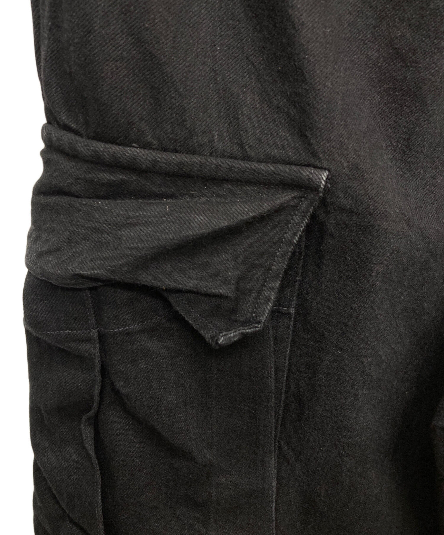 comoli ブラックデニムBDUパンツ サイズ4 新品未使用 正規品 コモリ COMOLI コモリ BLACK DENIM B.D.U PANTSカーゴパンツ COMOLI (コモリ