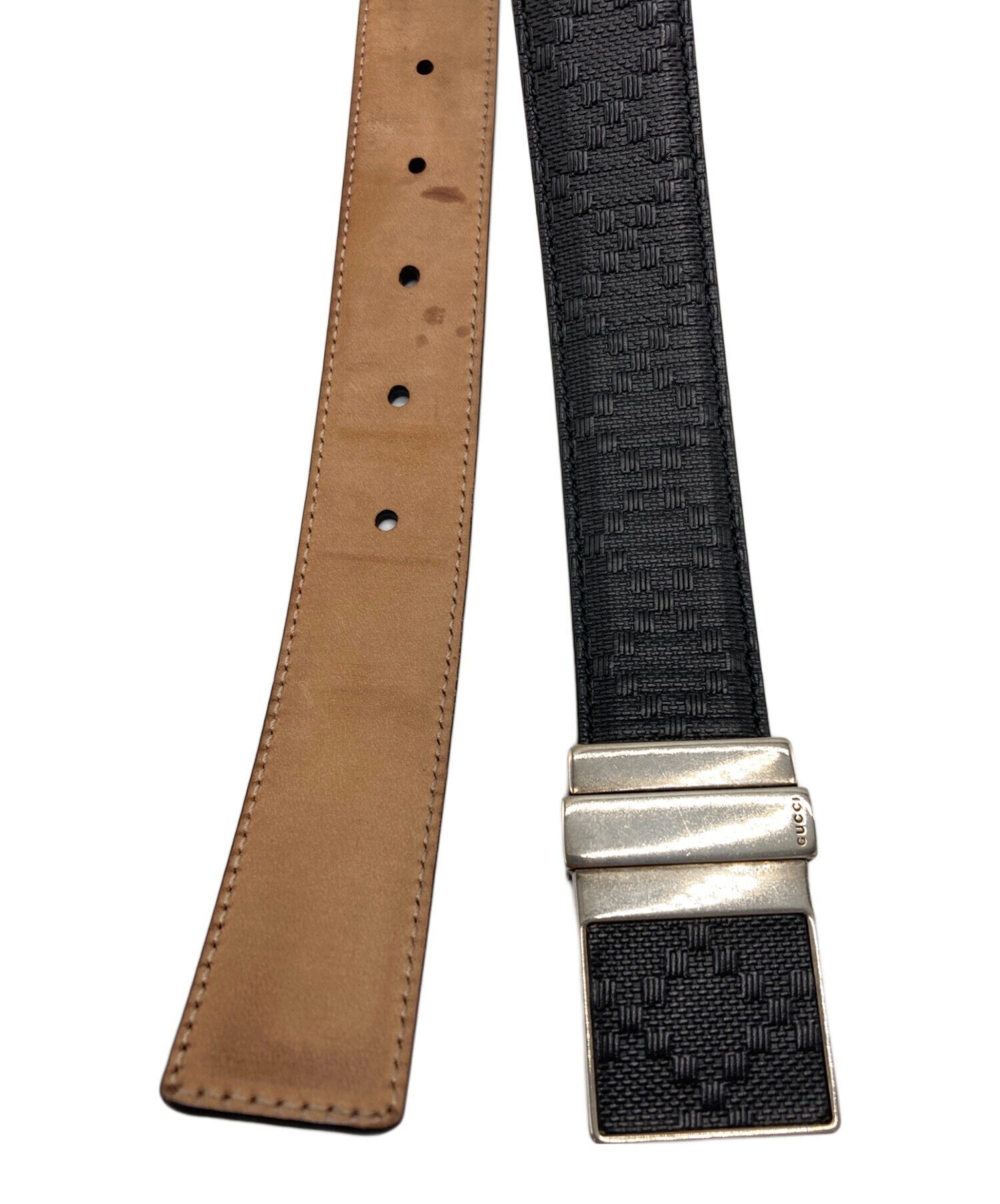 中古・古着通販】GUCCI (グッチ) スクエアバックル ディアマンテ