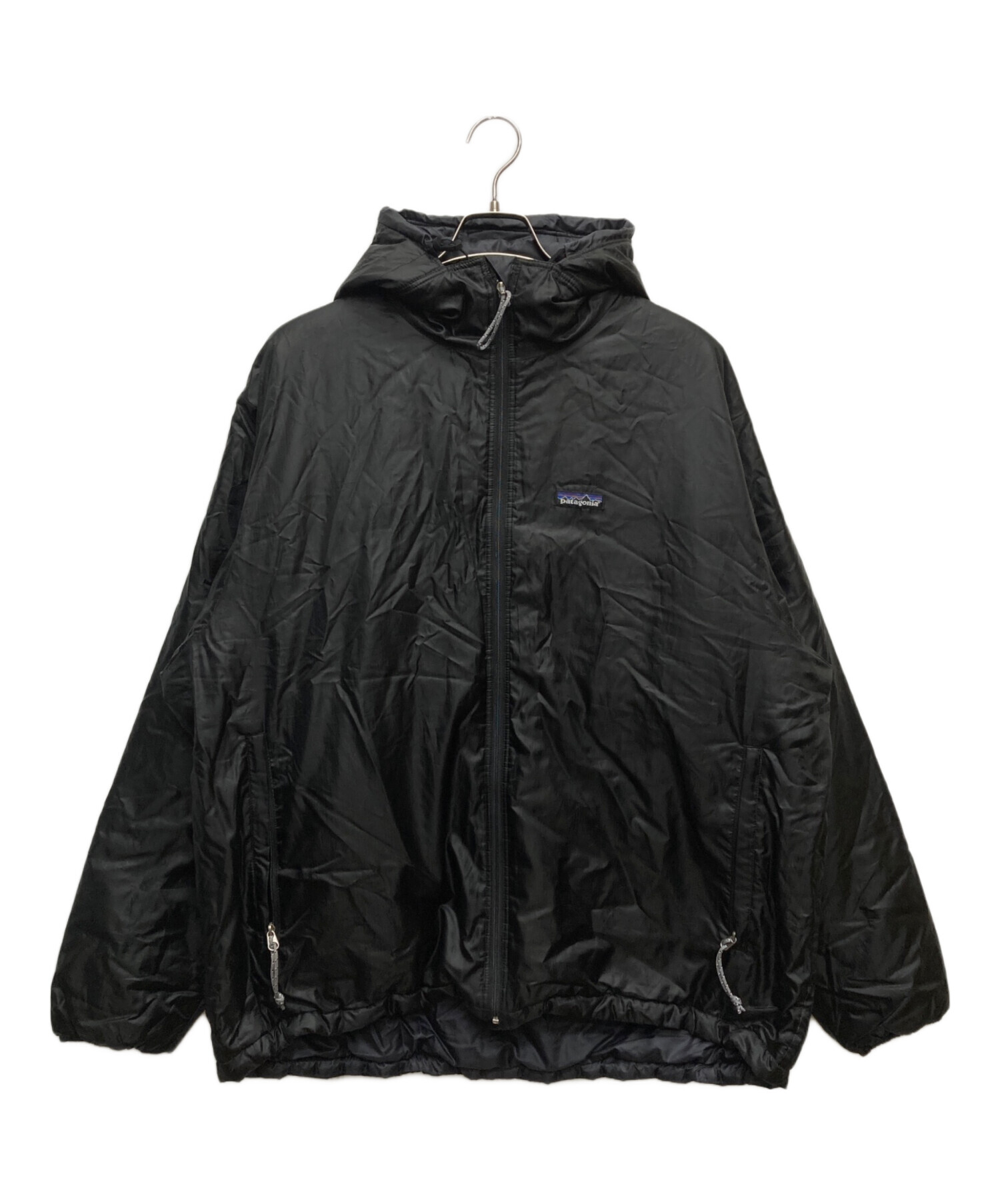 patagonia パフボール黒　puff ball black vintage パタゴニア パフボール ベスト フルジップ（XS）黒 patagonia puffball